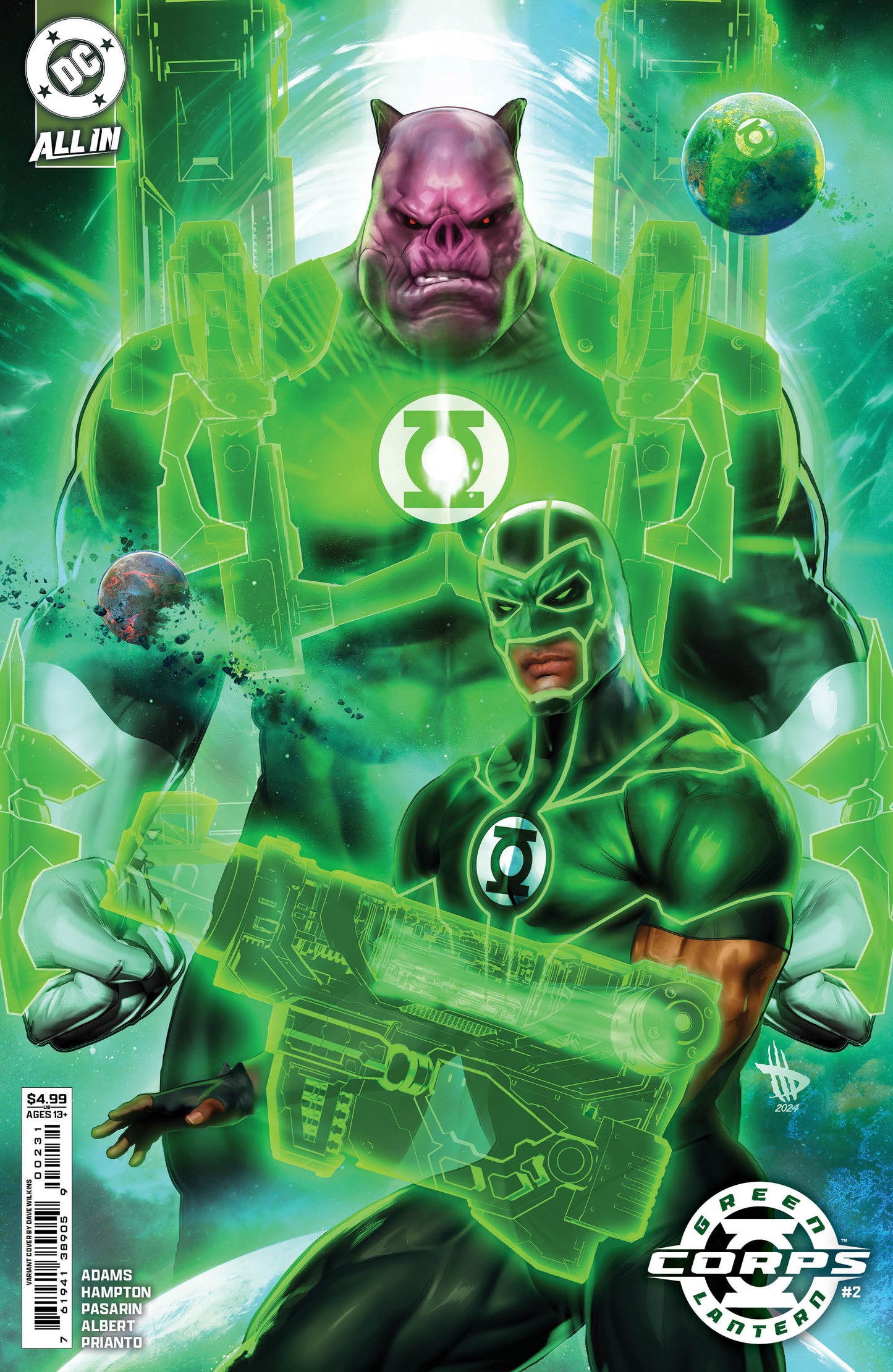 Green Lantern Corps #2 B Dave Wilkins Variant (03/12/2025) Dc