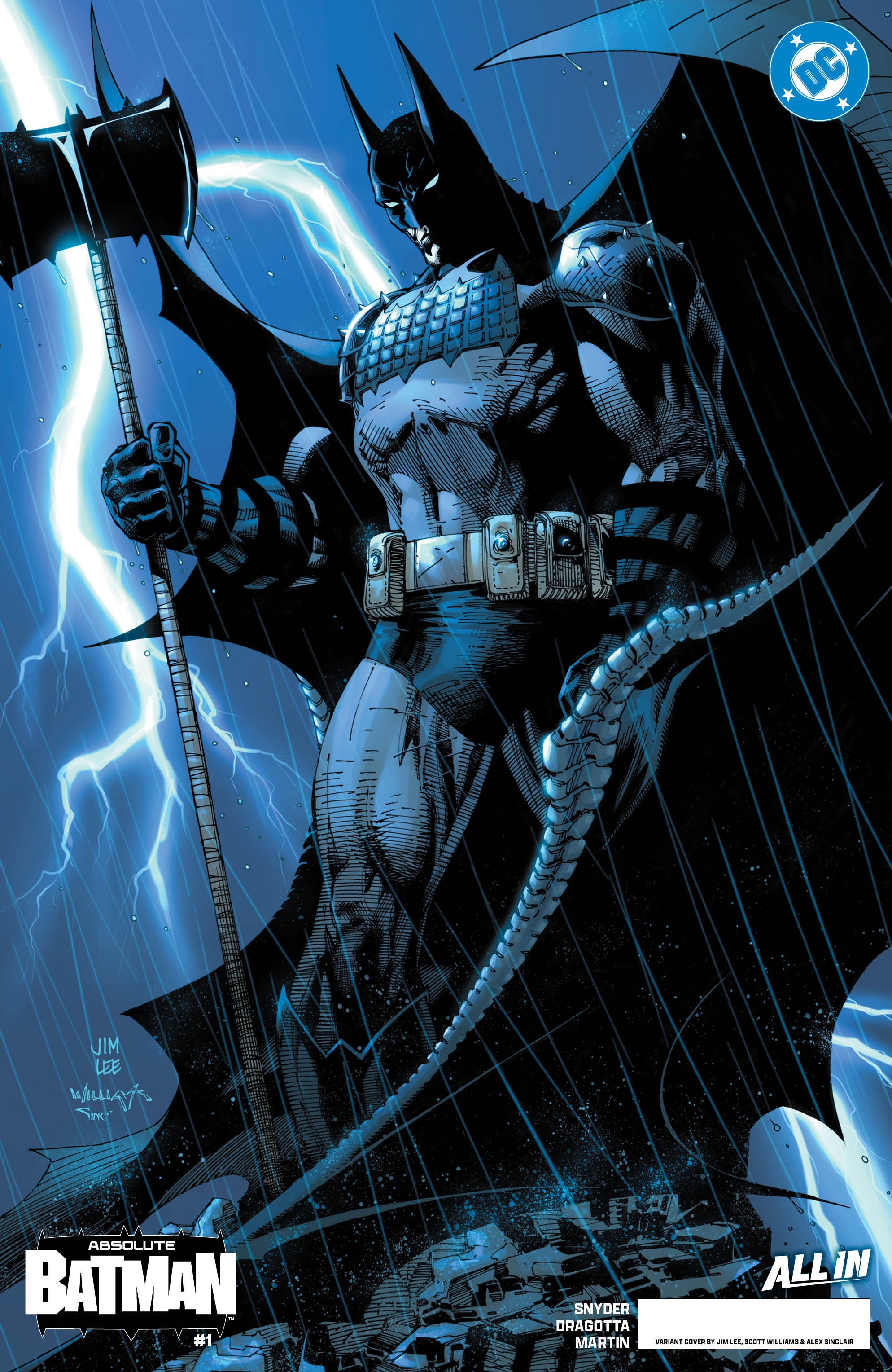 Absolute Batman #1 C DC 2024 NM Jim Lee Variant