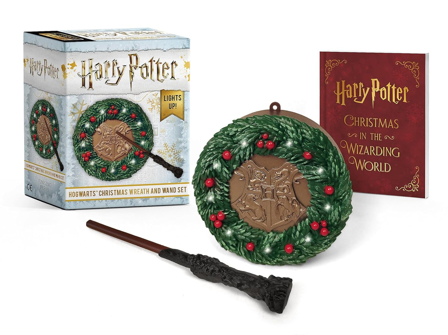 RP Minis: Harry Potter - Hogwarts Christmas Wreath and Wand Set - Golden Apple Comics