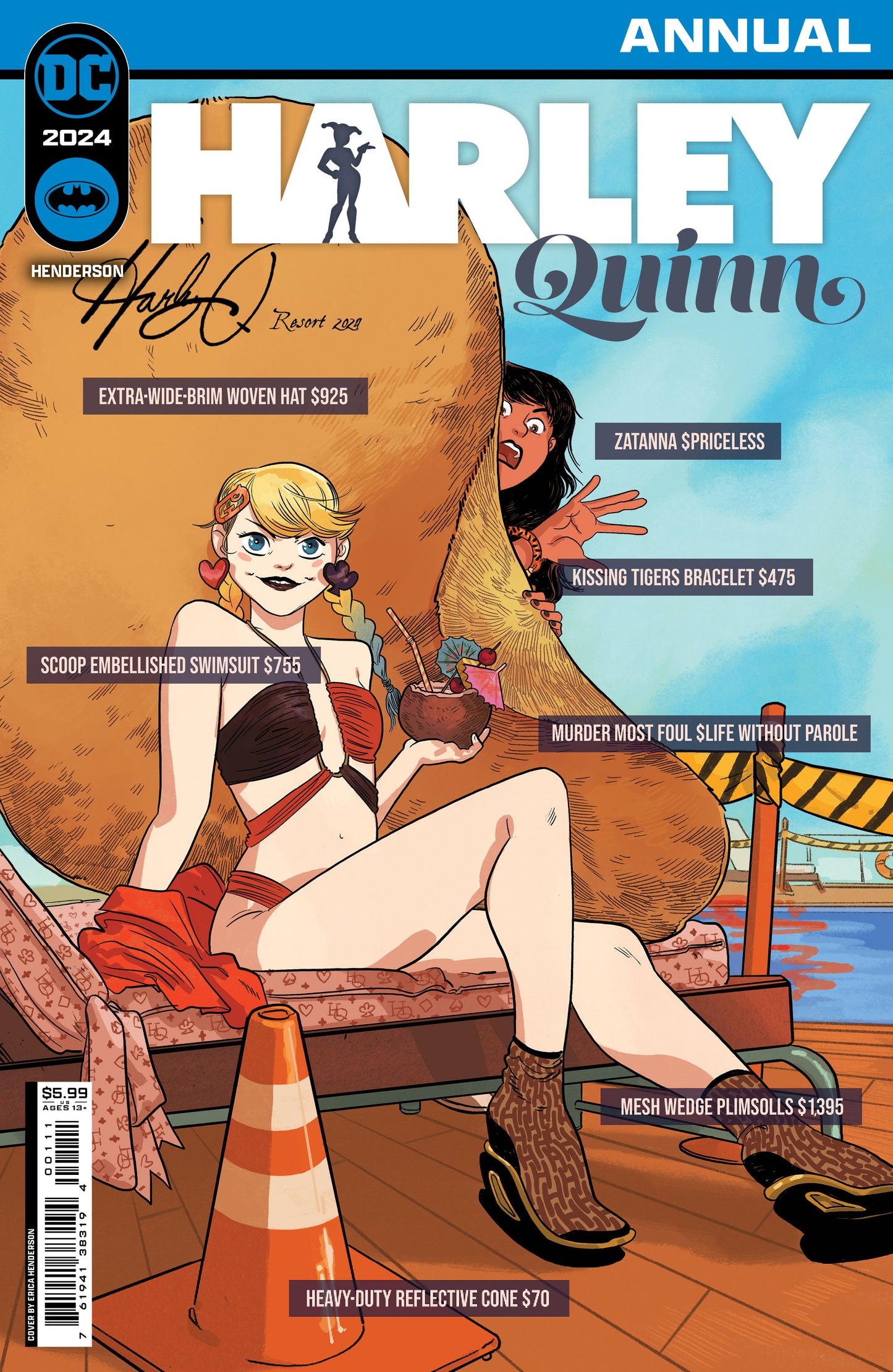 Harley Quinn 2024 Annual #1 (One Shot) A Erica Henderson Bikini GGA (04/30/2024) Dc - Golden Apple Comics