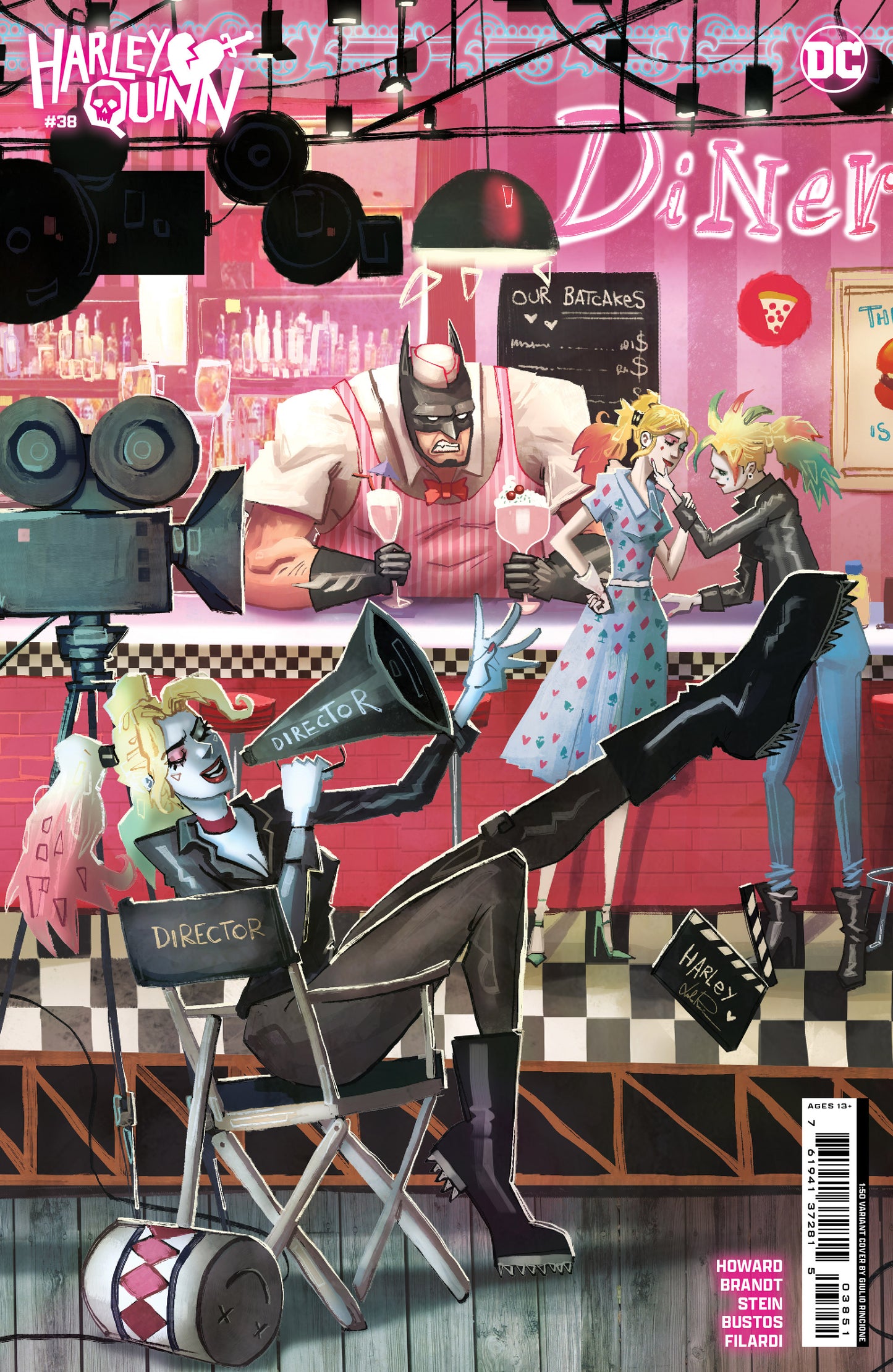 Harley Quinn #38 E 1:50 Giulio Rincione Card Stock Variant (03/26/2024) Dc