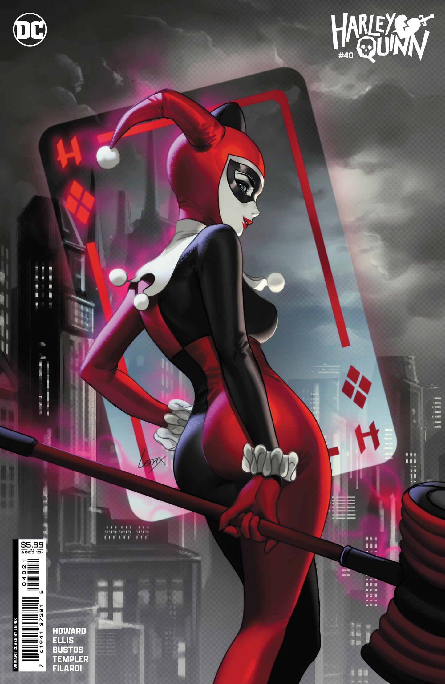 Harley Quinn #40 B Lesley Leirix Li GGA Variant (05/28/2024) Dc