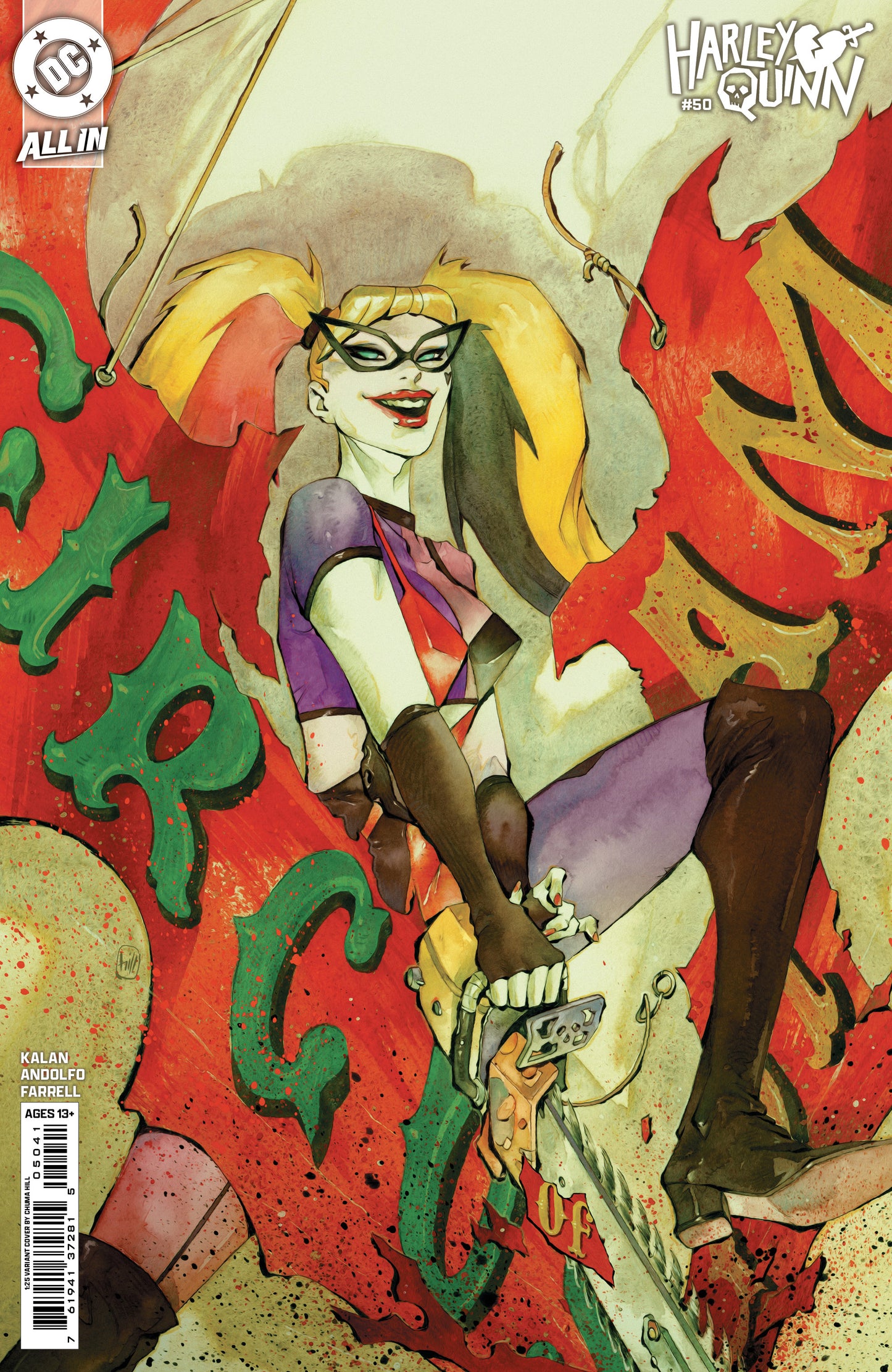 Harley Quinn #50 E 1:25 Chuma Hill Variant (04/23/2025) Dc