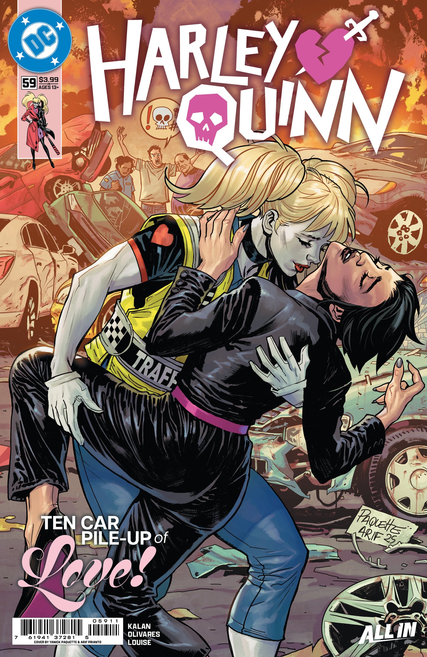 Harley Quinn #59 A Yanick Paquette Elliott Kalan V-J Day Kiss Homage (02/25/2026) Dc - Golden Apple Comics