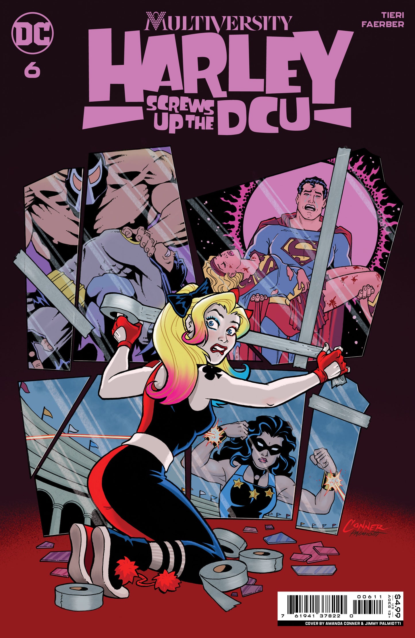 Multiversity Harley Screws Up The Dcu #6 (Of 6) A Amanda Conner Frank Tieri (08/08/2023) Dc