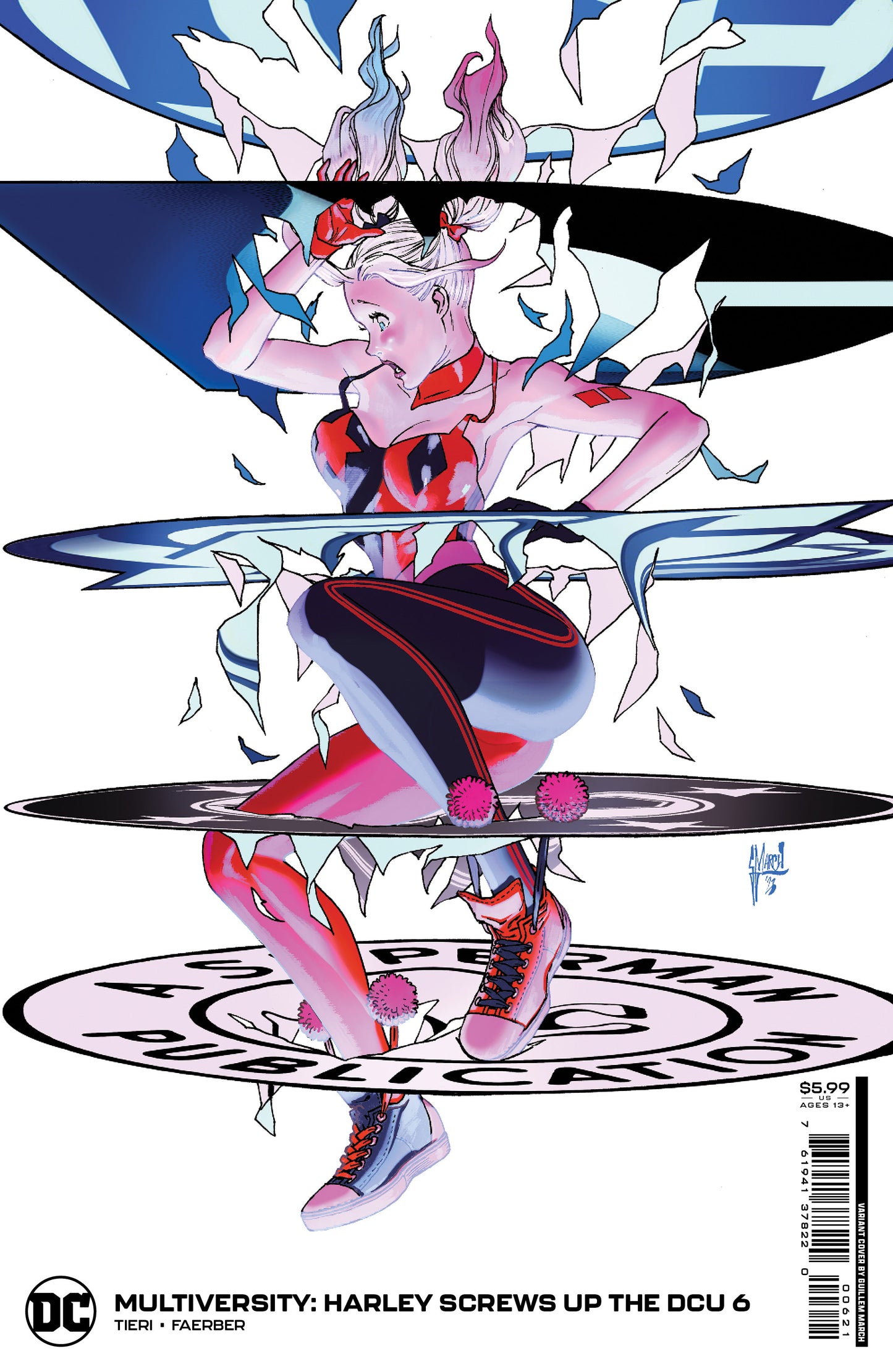 Multiversity Harley Screws Up The Dcu #6 (Of 6) B Guillem March Card Stock Variant (08/08/2023) Dc