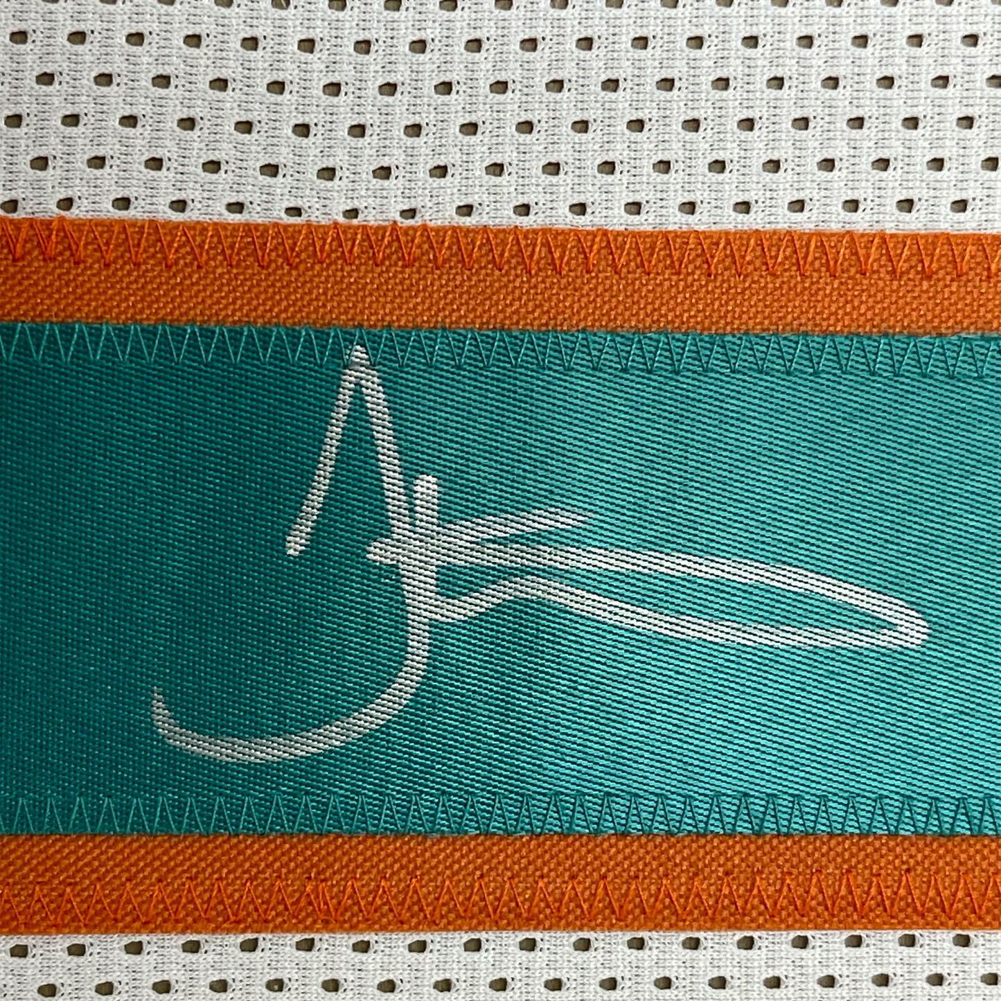 Framed Autographed/Signed Tyreek Hill 35x39 Miami White Football Jersey Beckett BAS COA