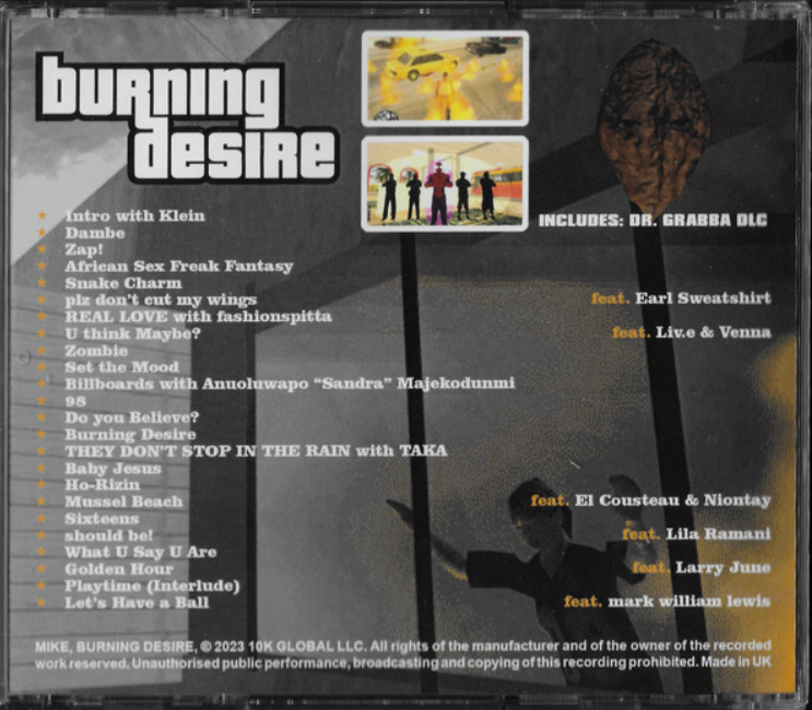 Burning Desire (CD)