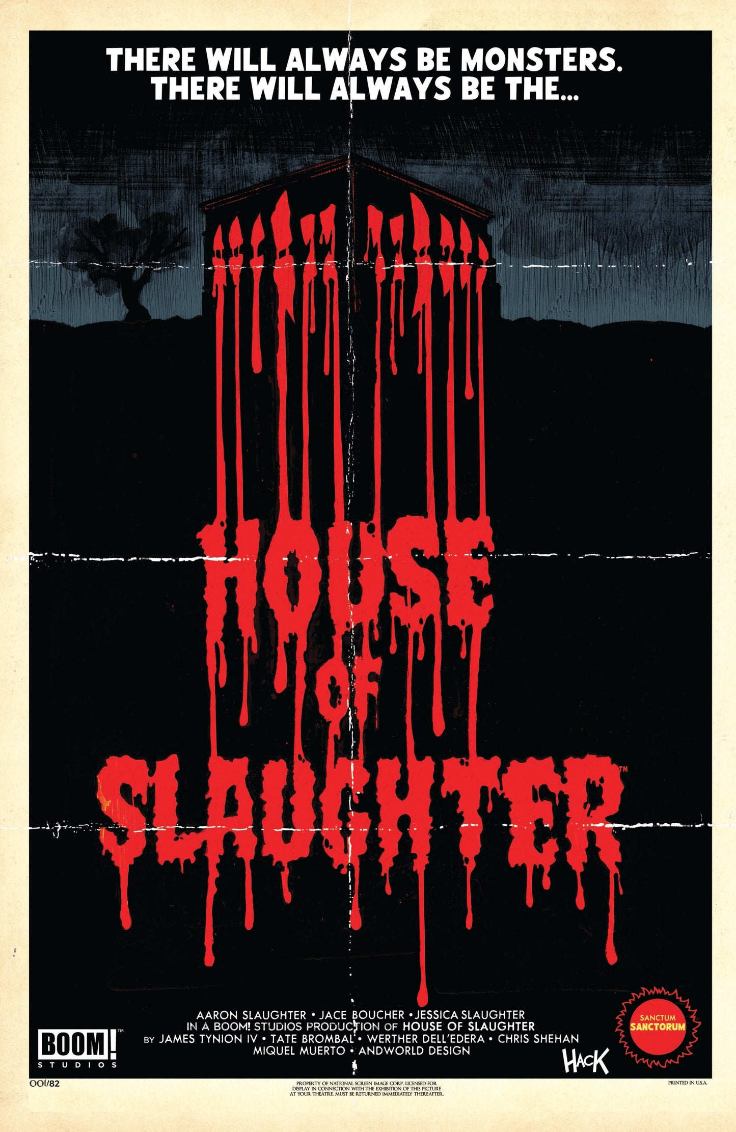 HOUSE OF SLAUGHTER #1 SSCO ROBERT HACK VARIANT 2021