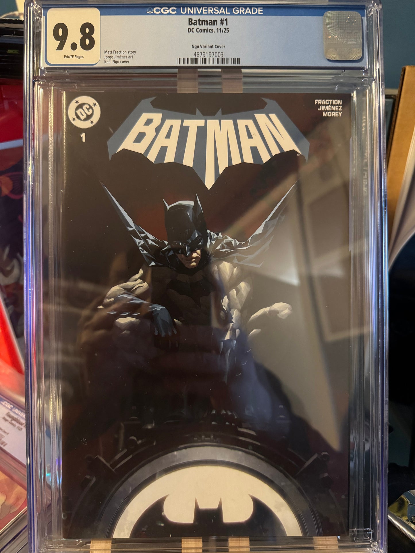 CGC 9.8 Batman #1 Black Saber Exclusive by Kael Ngu