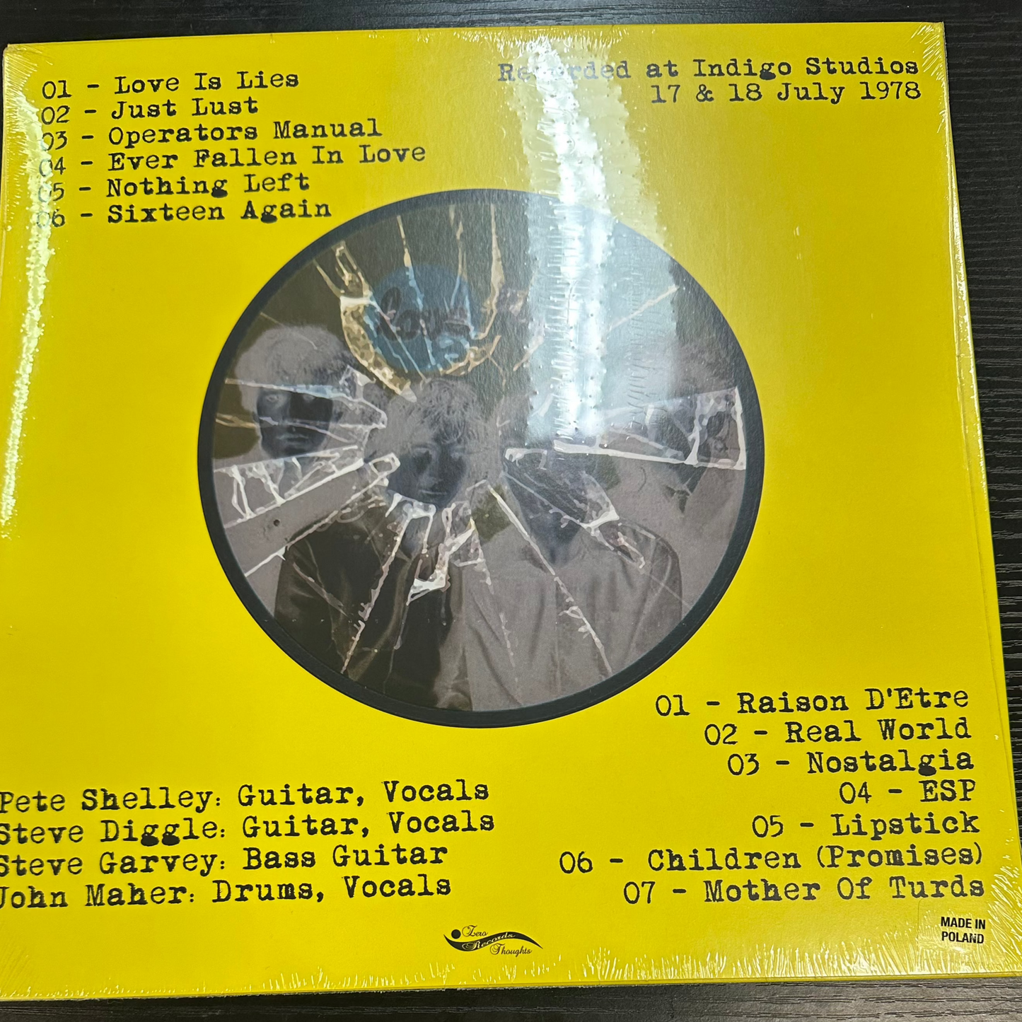 BUZZCOCKS - NOSTALGIA (LOVE BITES 1978 DEMOS) Vinyl LP Record *Unofficial Release*