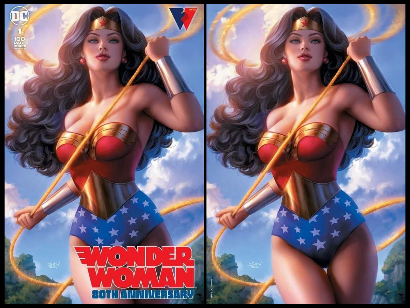 WONDER WOMAN 80TH ANNIVERSARY SUPER SPECTACULAR #1 SSCO SUN KHAMUNAKI VARIANT 2021