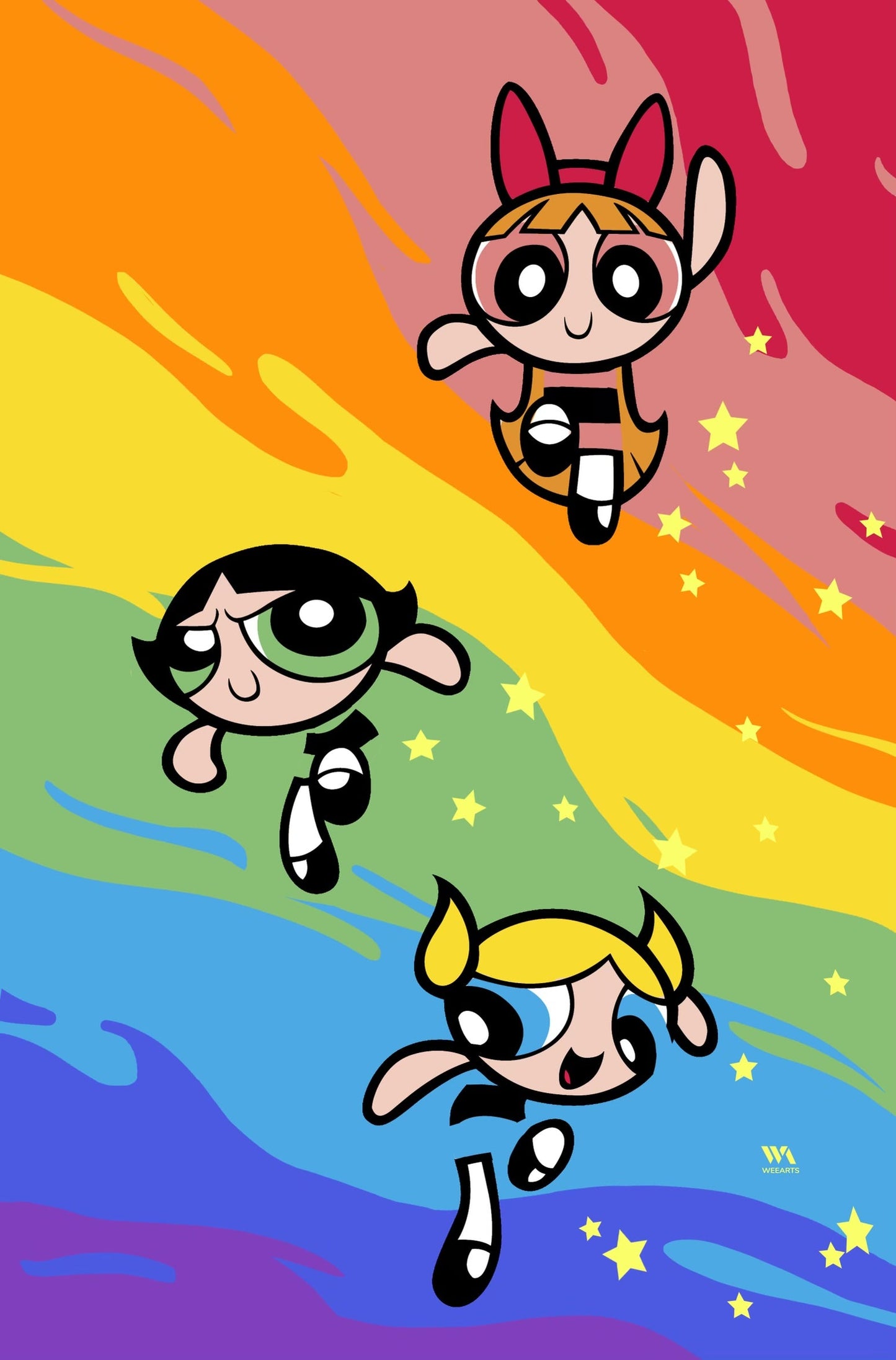 The Powerpuff Girls #1 - Winter Snowdown Showdown | Huy Dinh Variant | Rabbit Exclusive