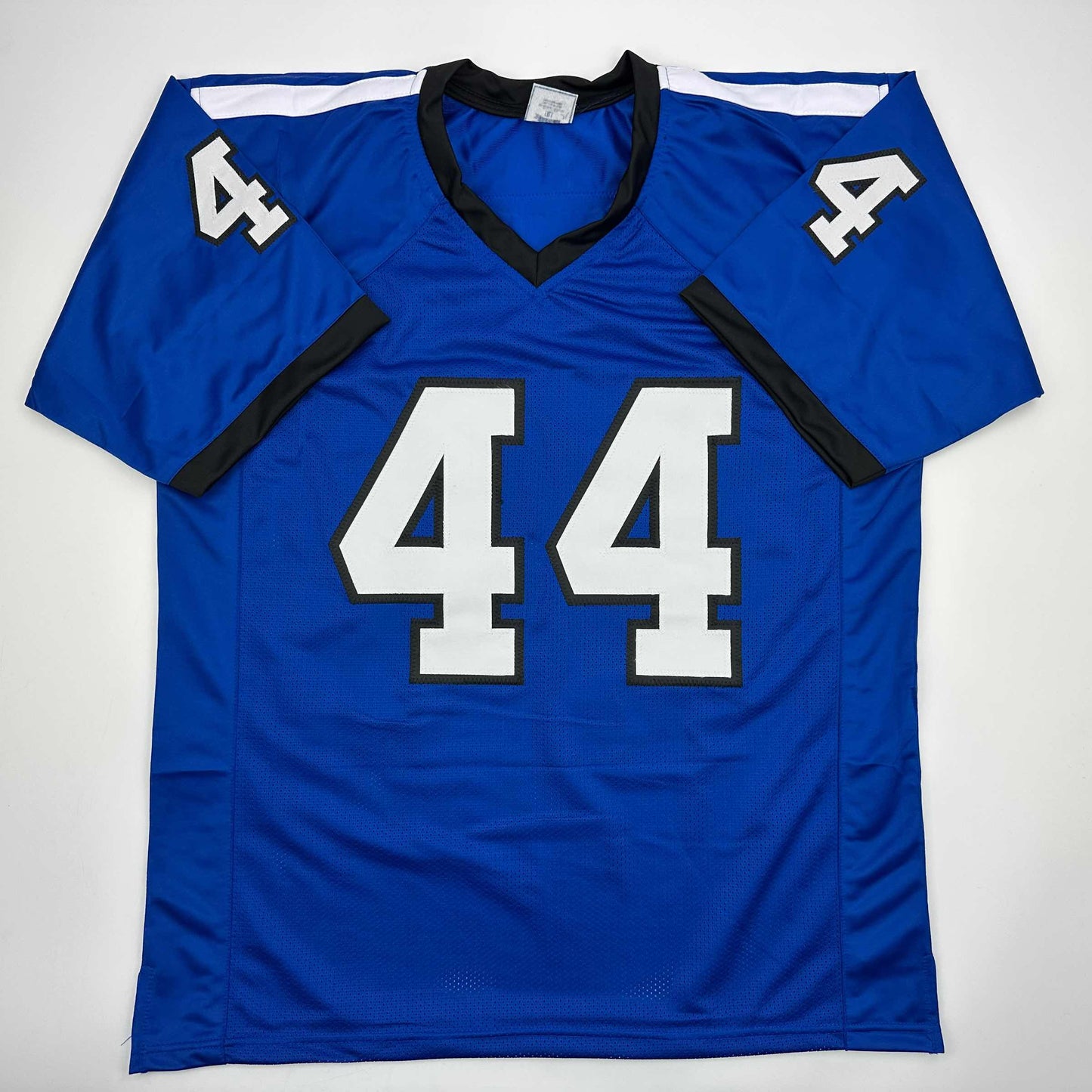 Autographed/Signed Zaire Franklin Indianapolis 2025 Style Blue Football Jersey Beckett BAS COA