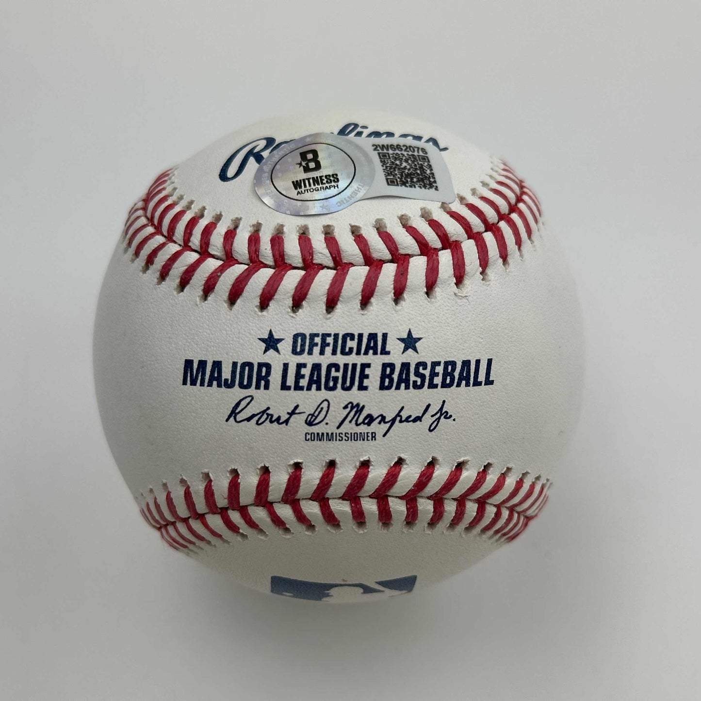 Autographed/Signed Dwight Doc Gooden 86 WSC Rawlings Official Major League ROML Baseball Beckett BAS COA