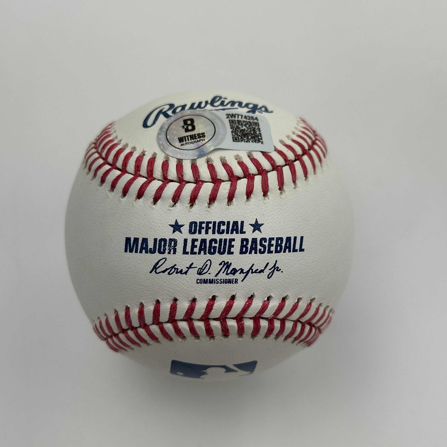 Autographed/Signed Ferguson Fergie Jenkins Rawlings Official Major League Baseball ROML Beckett BAS COA