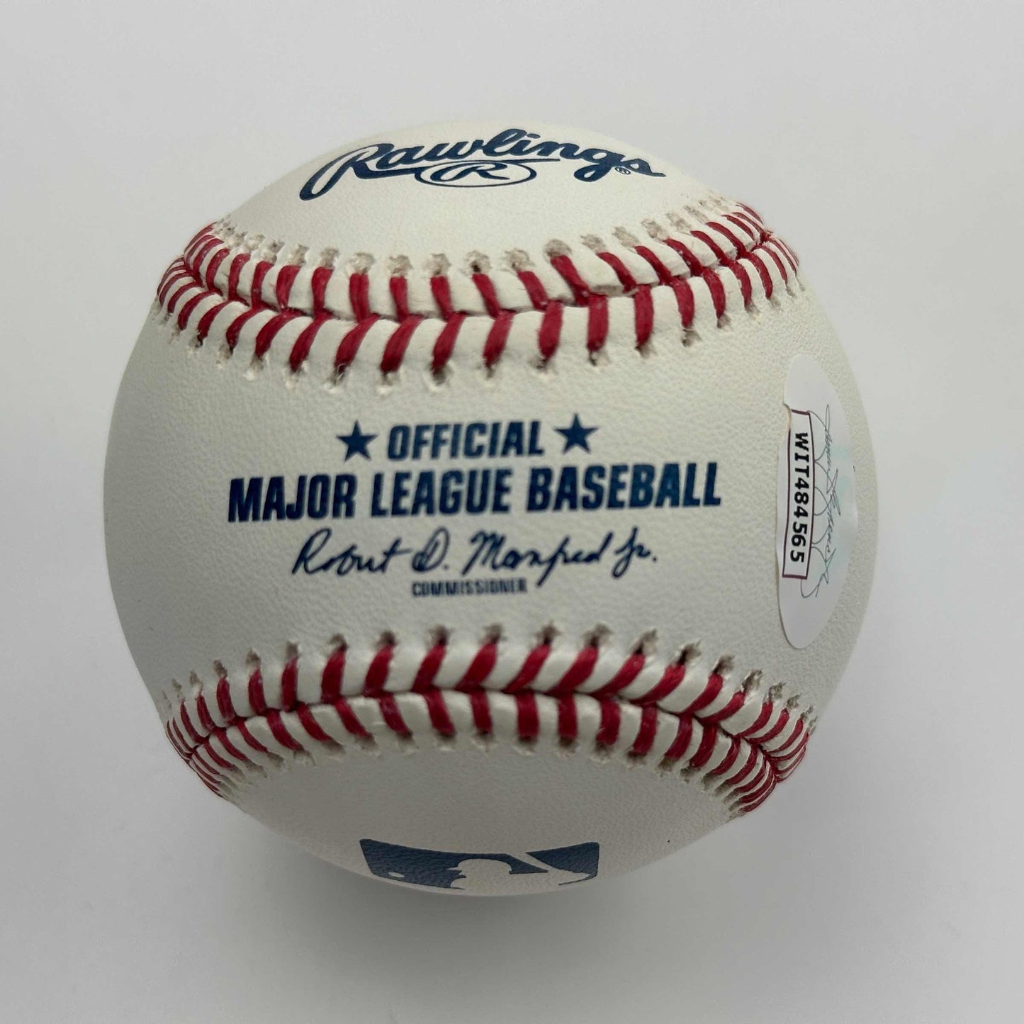 Autographed/Signed John Rocker 99 NL Champs Rawlings Official Major League ROML Baseball JSA COA