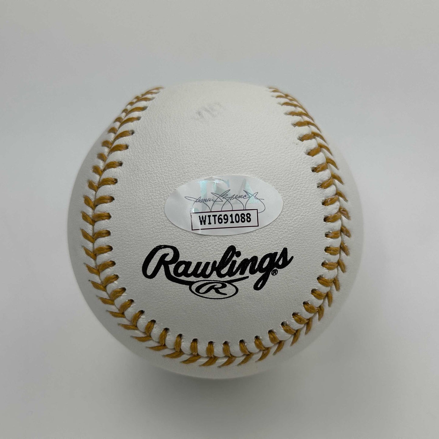 Autographed/Signed Rafael Palmeiro Gold Glove Rawlings Official Major League Baseball ROML JSA COA