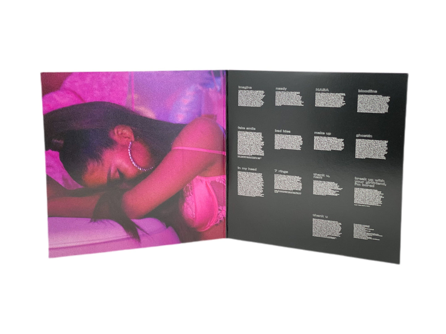 Ariana Grande - thank u, next (Half Clear & Half Pink Color Vinyl)