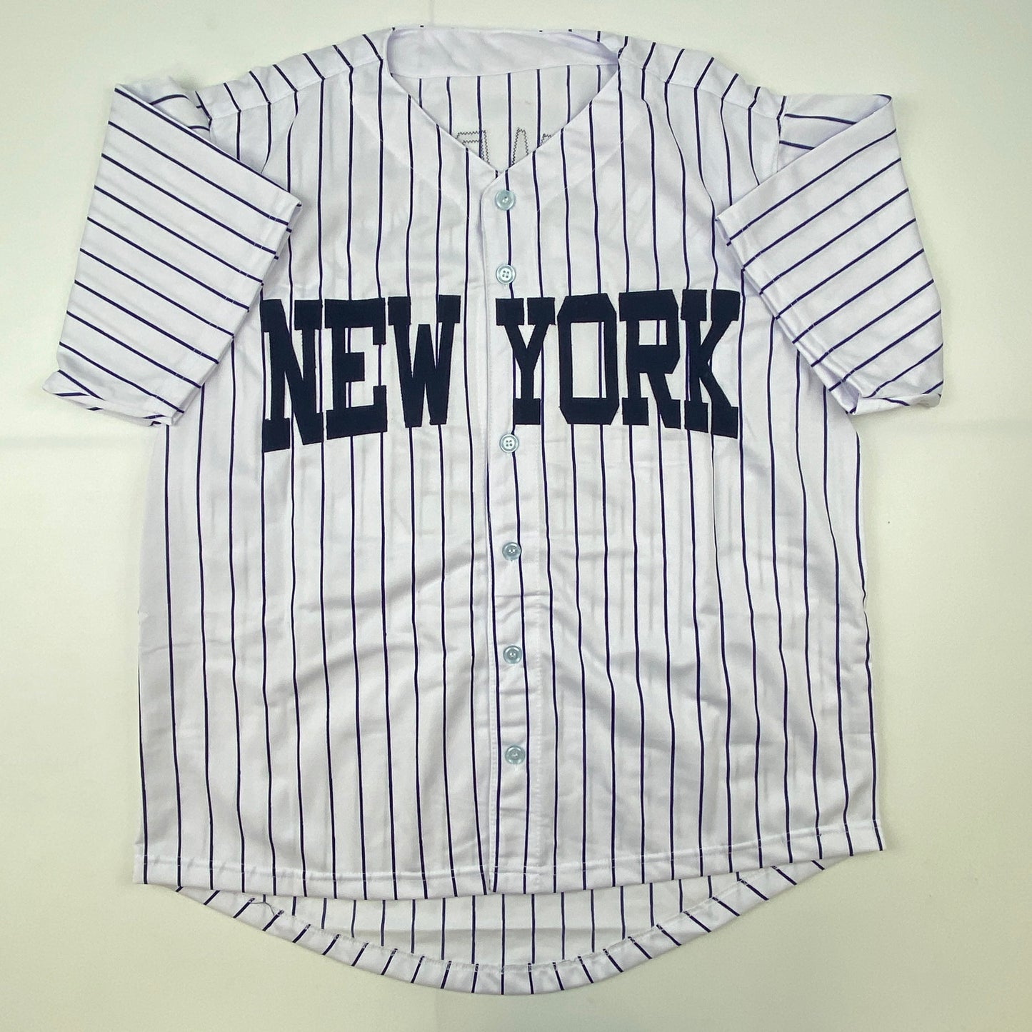 Autographed/Signed Chris Chambliss New York Pinstripe Baseball Jersey JSA COA