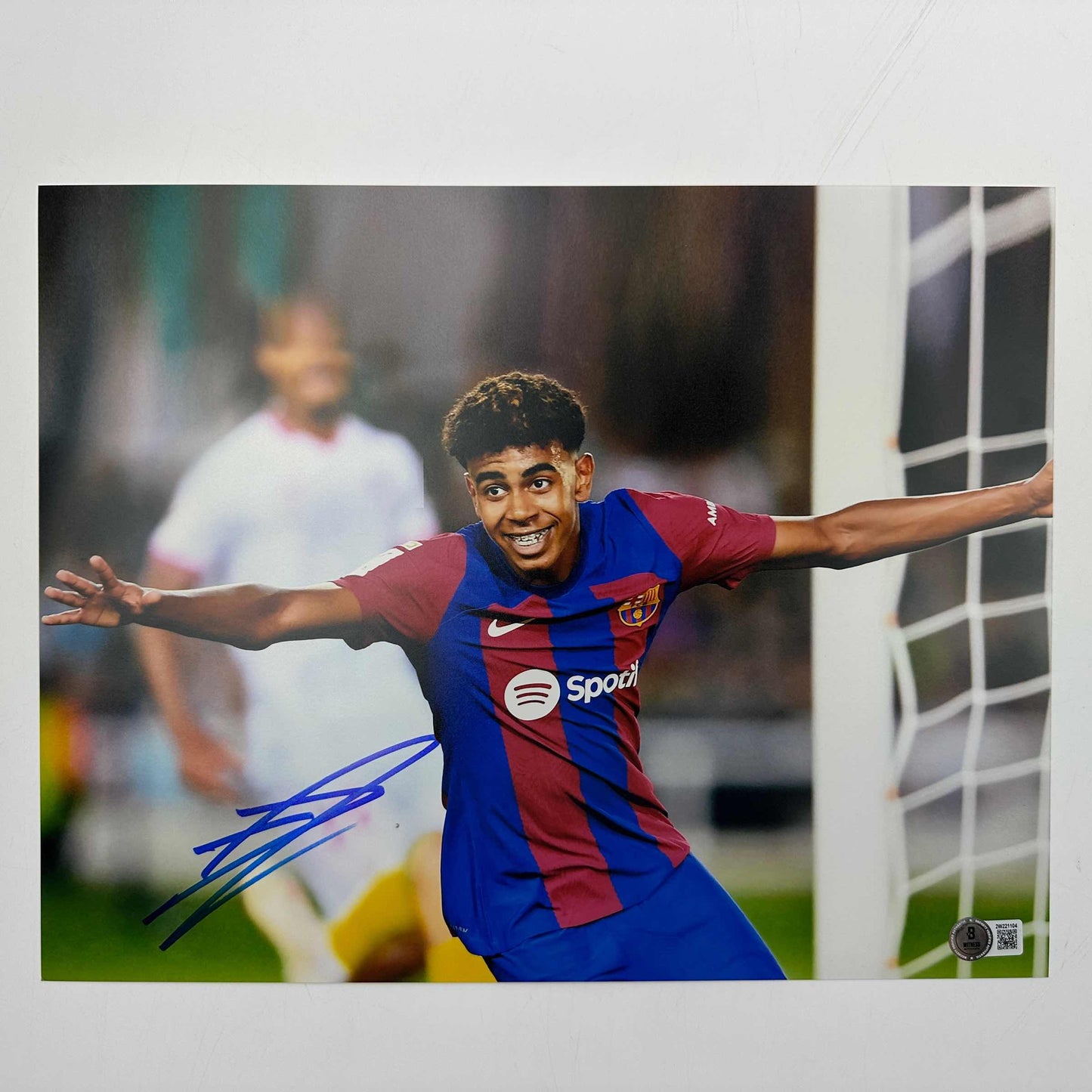 Autographed/Signed Lamine Yamal FC Barcelona 11x14 Soccer Photo Beckett BAS COA
