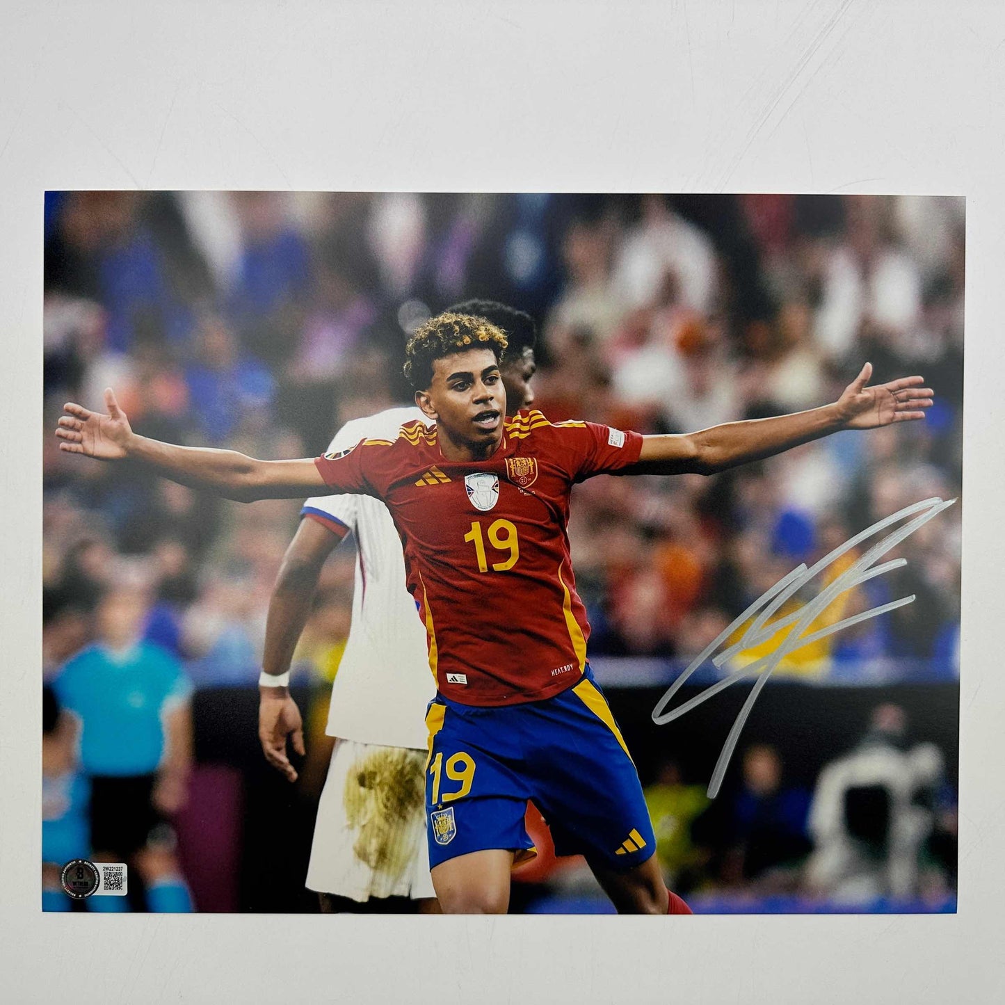 Autographed/Signed Lamine Yamal Spain 11x14 Soccer World Cup Photo Beckett BAS COA #6