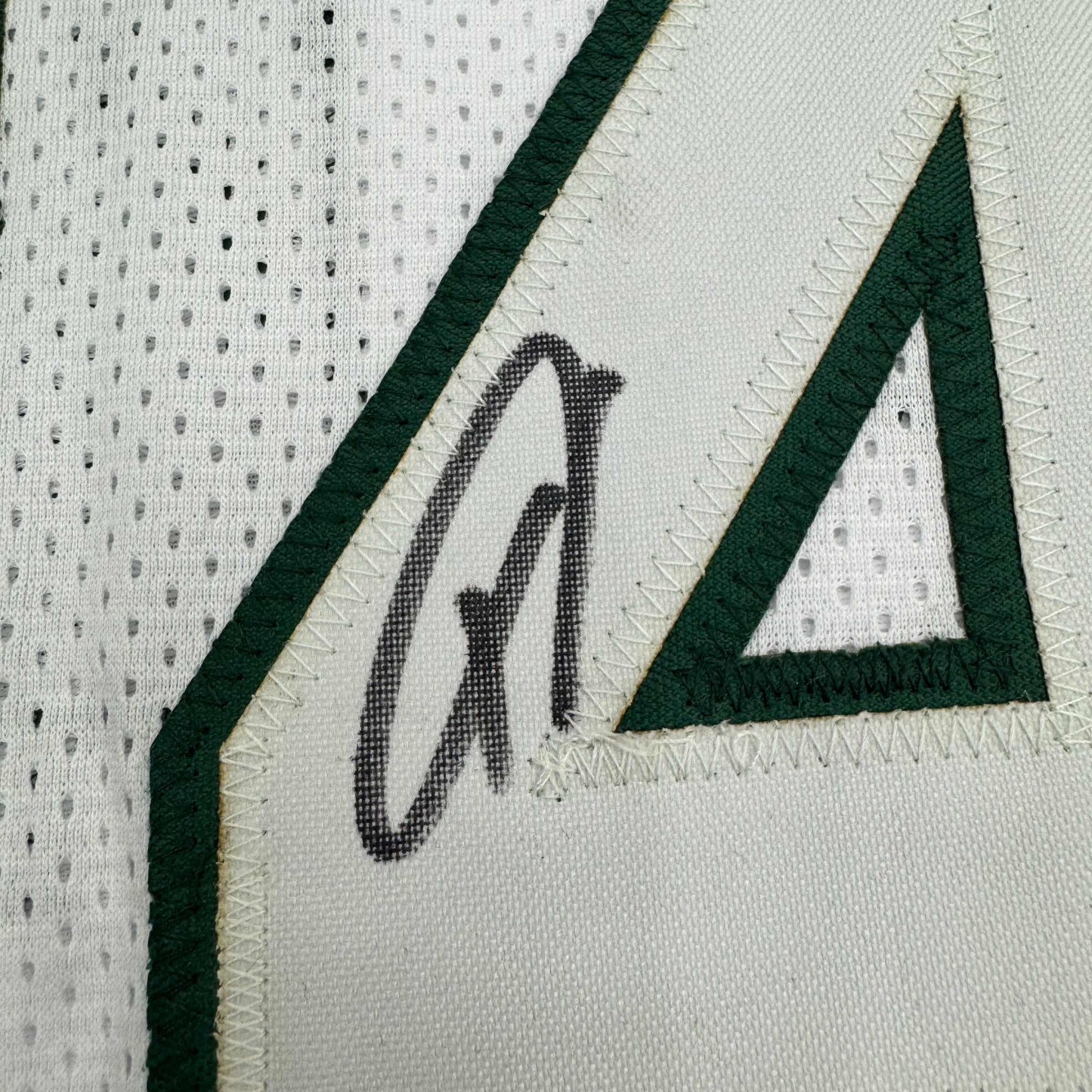 Framed Autographed/Signed Giannis Antetokounmpo 35x39 Milwaukee White Basketball Jersey JSA COA #2