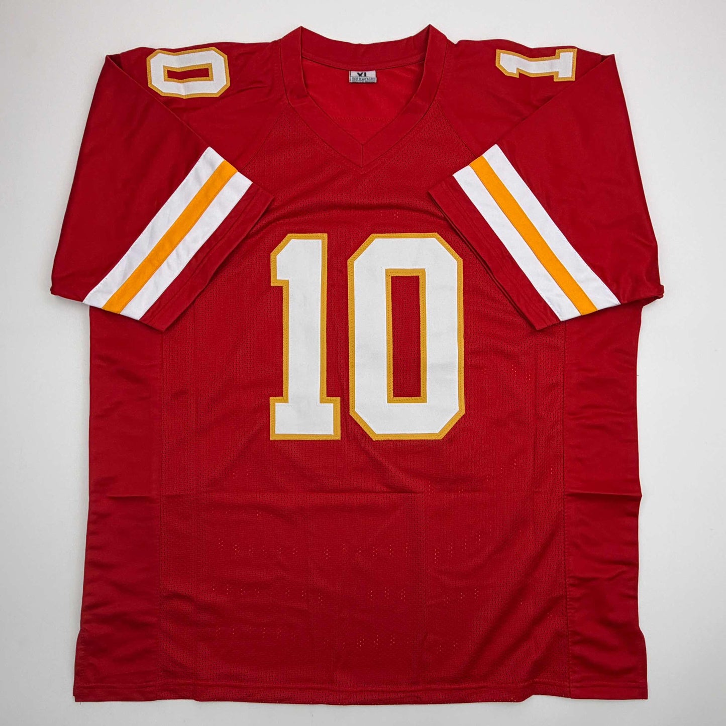 Autographed/Signed Tyreek Hill Kansas City Red Football Jersey Beckett BAS COA