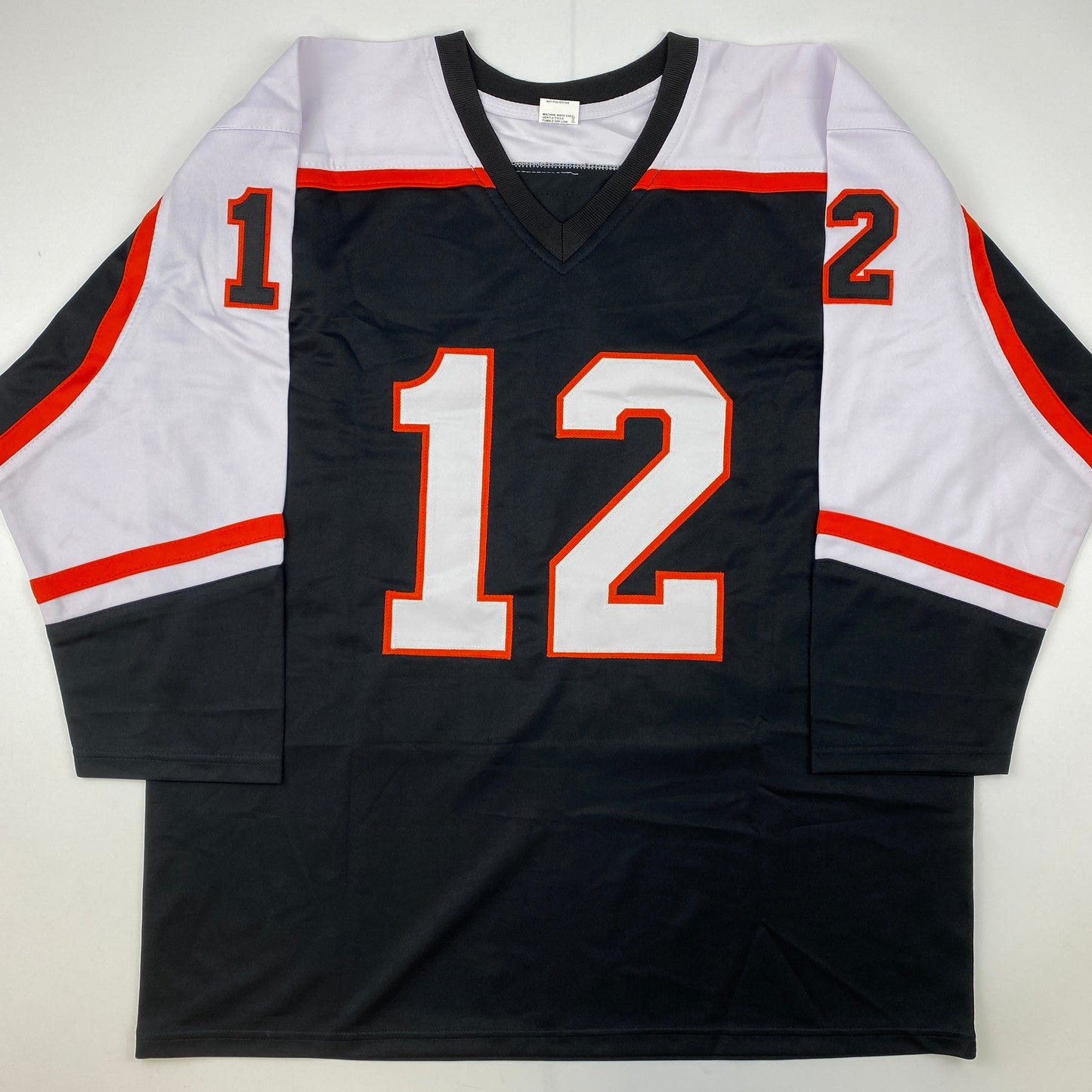 Autographed/Signed Tim Kerr Philadelphia Black Hockey Jersey JSA COA