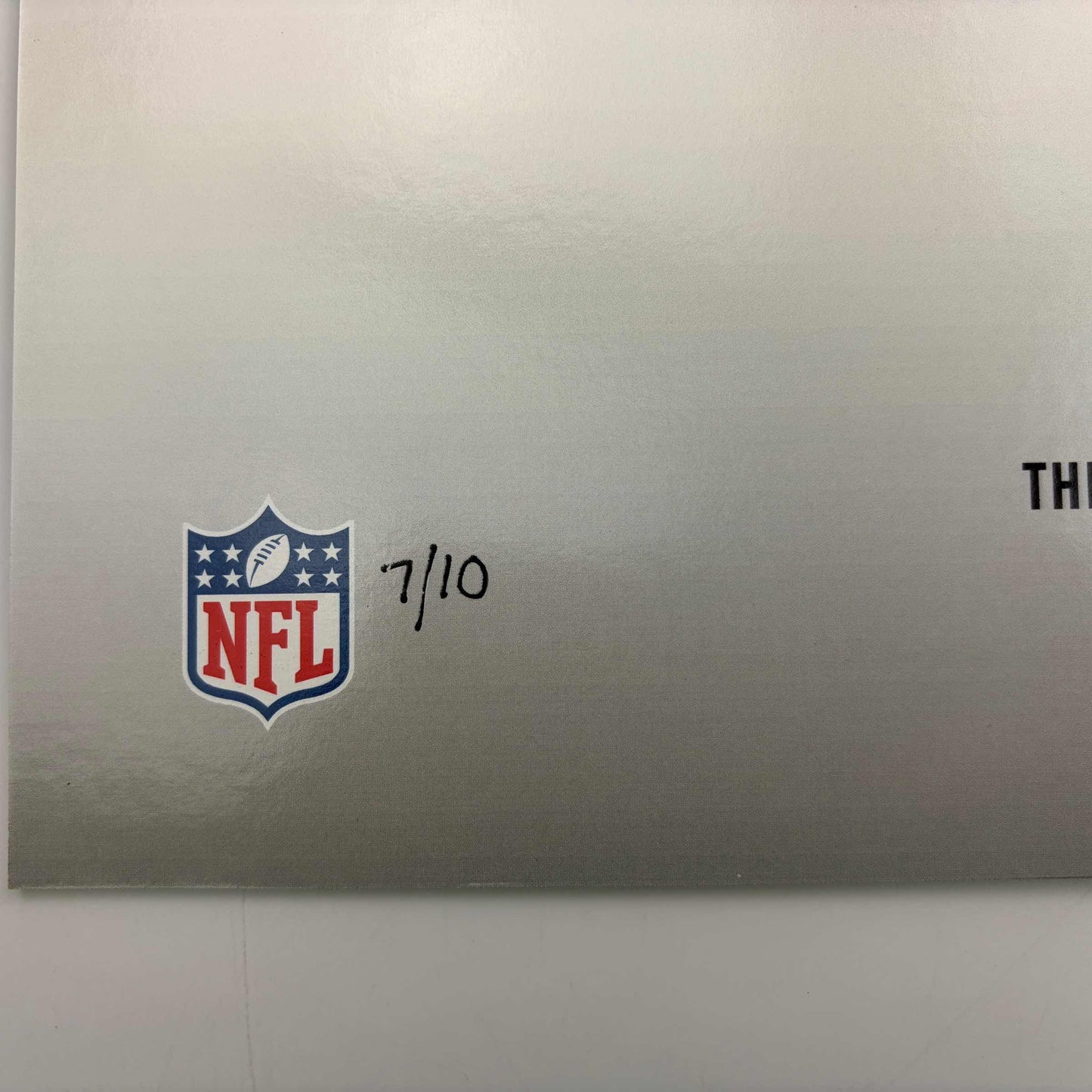 2025 Panini Instant Impressions Tetairoa McMillan #II-13 18x24 Hand Print Autographed Auto /10 Carolina Panthers Rookie RC Oversized Football Card - Golden Apple Comics