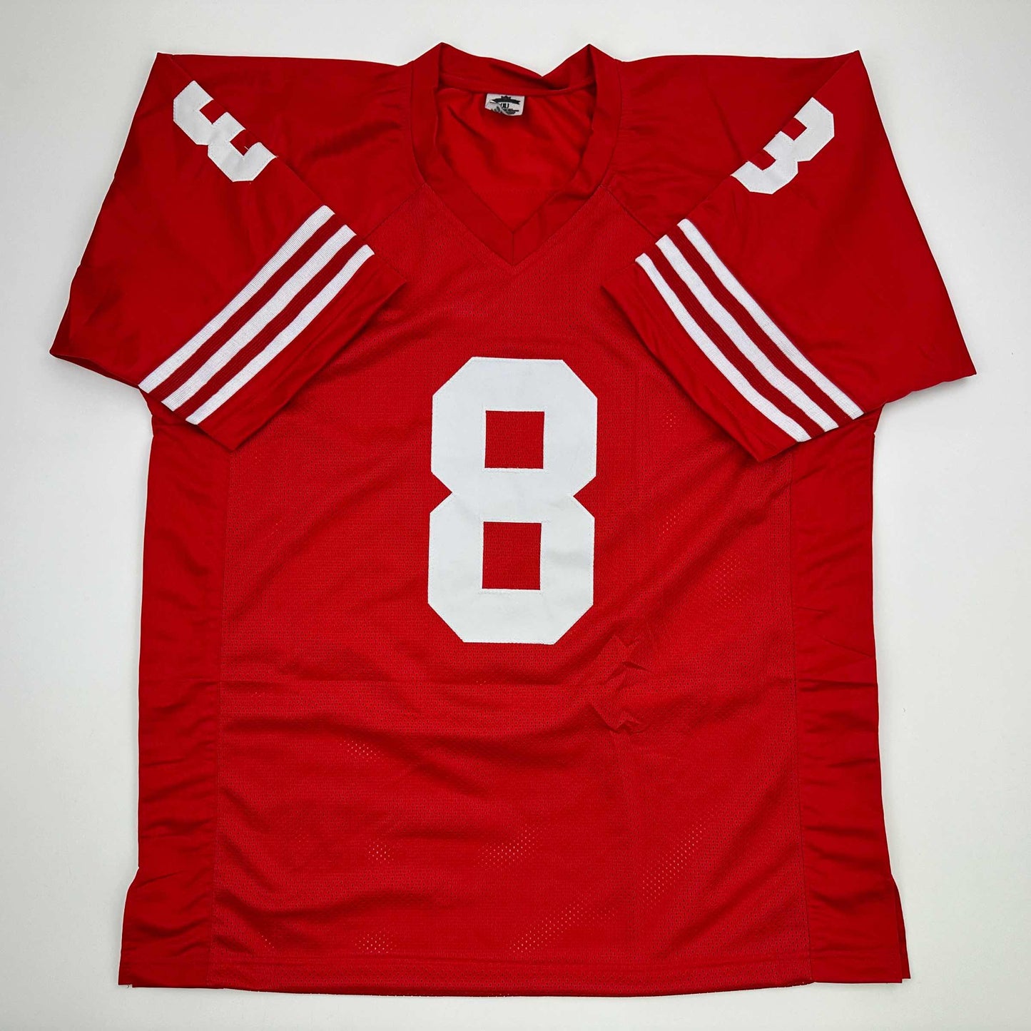 Autographed/Signed Steve Young San Francisco Red Football Jersey JSA COA