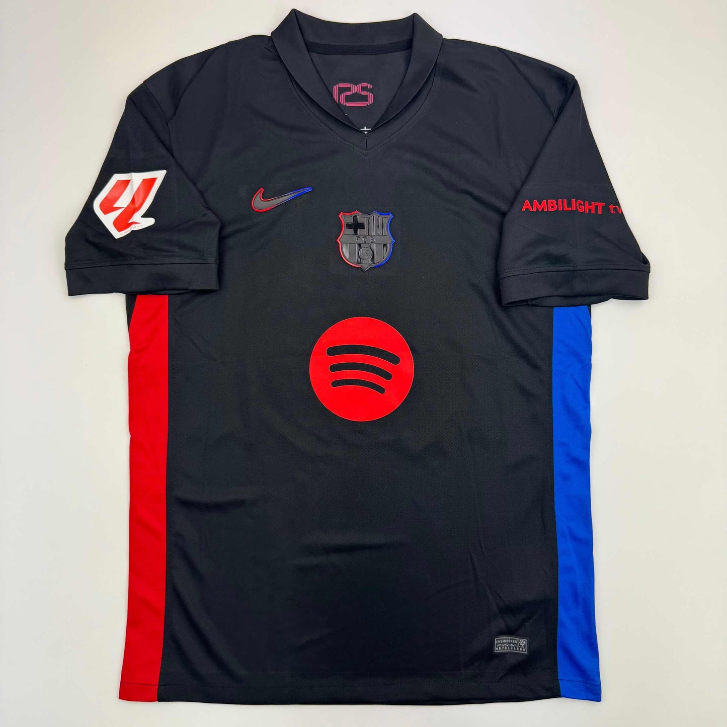 Autographed/Signed Lamine Yamal FC Barcelona Black Soccer Jersey Beckett BAS COA