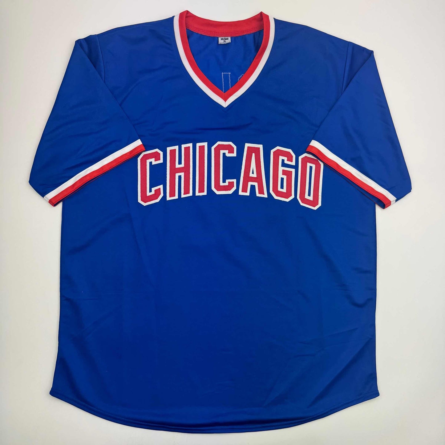 Autographed/Signed Rick Sutcliffe Chicago Blue Baseball Jersey Beckett BAS COA