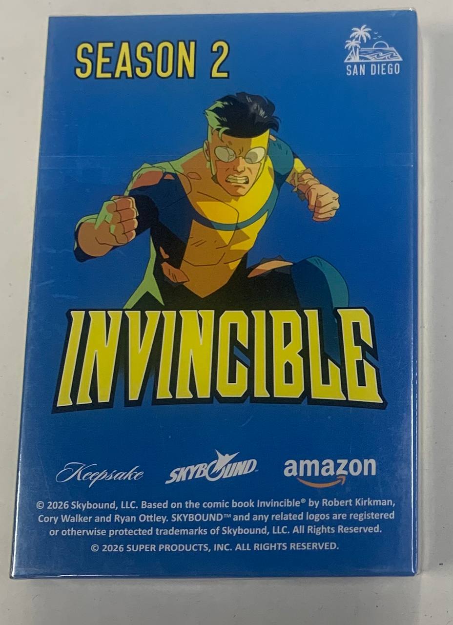 Invincible Season 2 SDCC 2026 Keepsake Trading Card 1 Hand Numbered