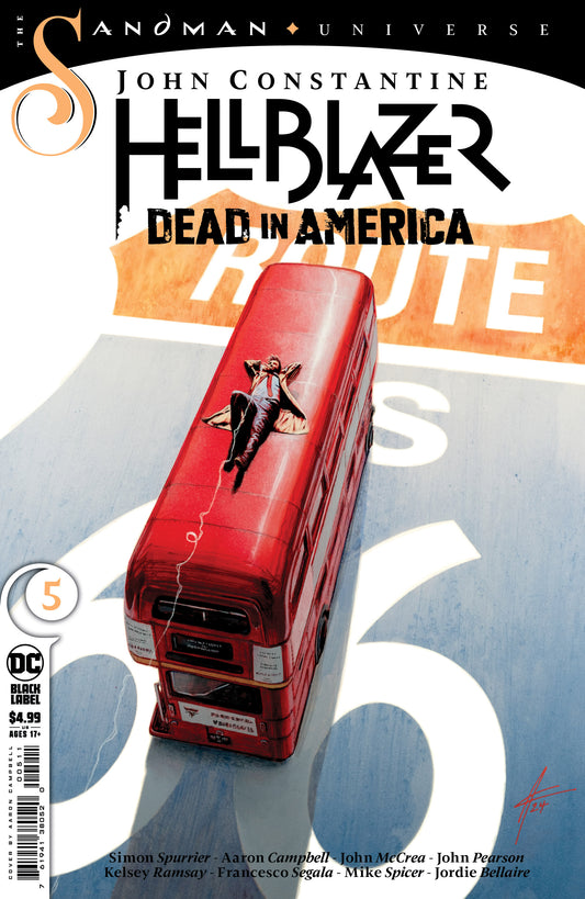 John Constantine Hellblazer Dead In America #5 (Of 9) A Aaron Campbell Simon Spurrier (05/21/2024) Dc