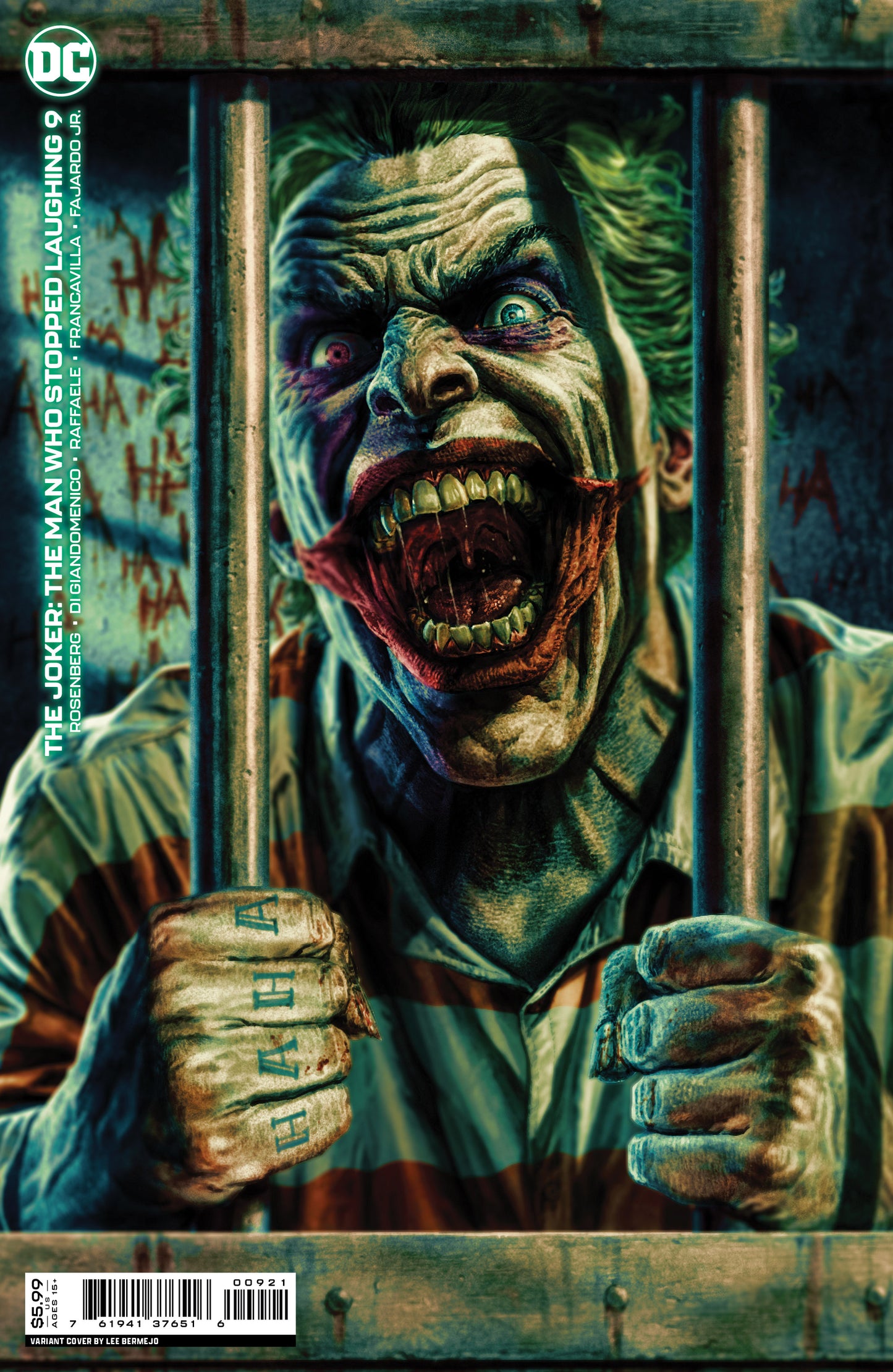 Joker The Man Who Stopped Laughing #9 B Lee Bermejo Variant (06/06/2023) Dc