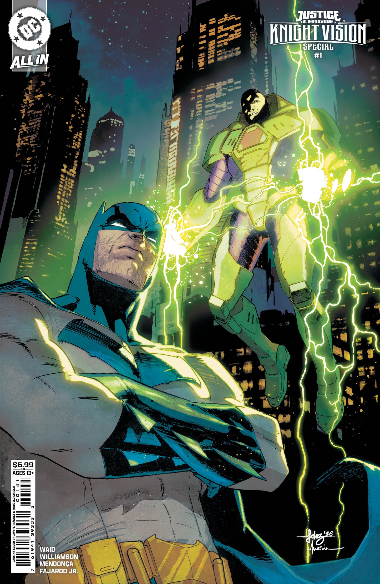 Justice League Knight Vision Special #1 (One Shot) D Javier Fernandez Variant (07/29/2026) Dc