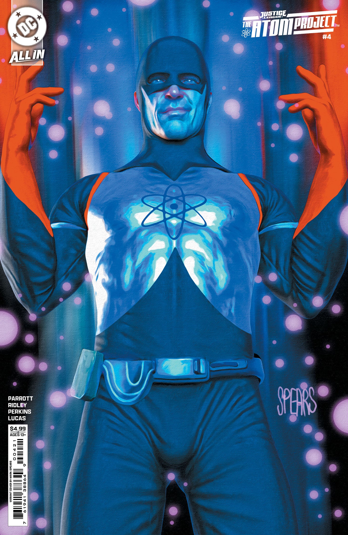 Justice League The Atom Project #4 (Of 6) B Mark Spears Variant (04/02/2025) Dc