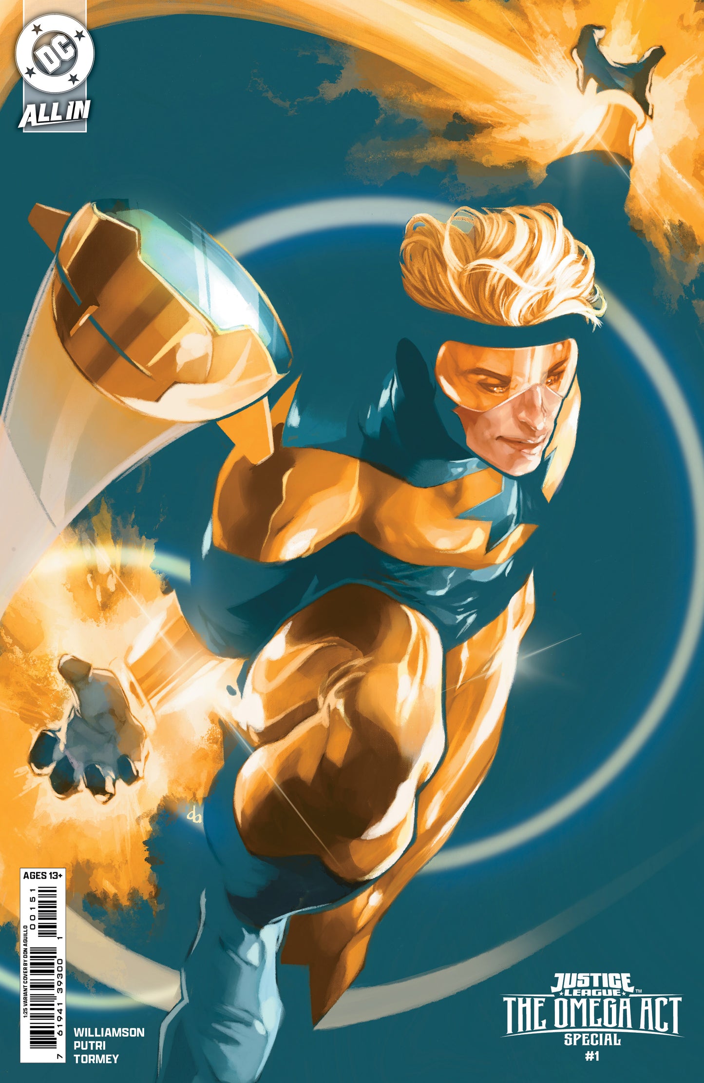 Justice League The Omega Act Special #1 (One Shot) E 1:25 Don Aguillo Variant (Dc K.O (10/01/2025) Dc - Golden Apple Comics