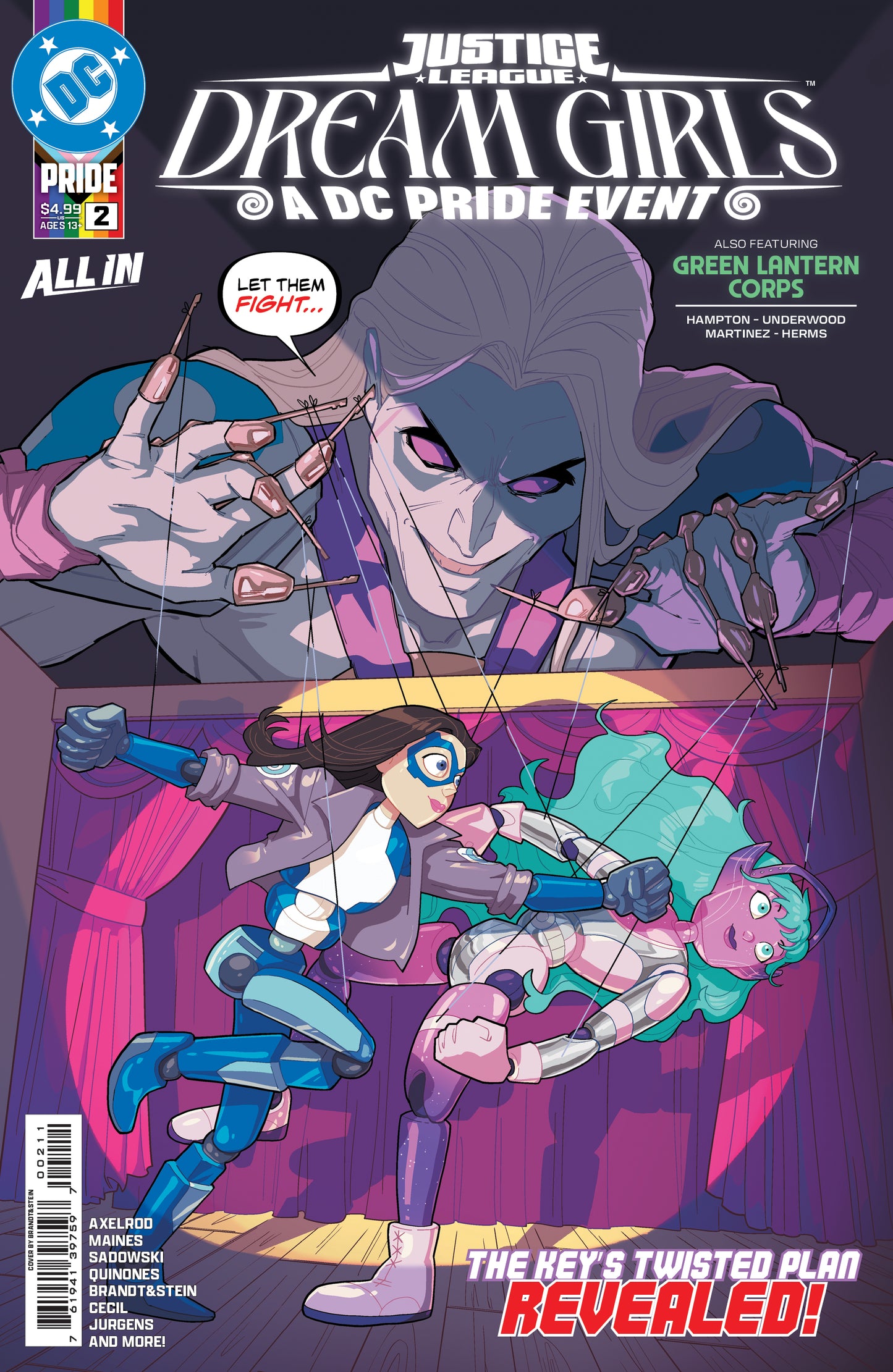 Justice League Dream Girls A Dc Pride Event #2 (Of 4) A Brandt&Stein (06/10/2026) Dc - Golden Apple Comics