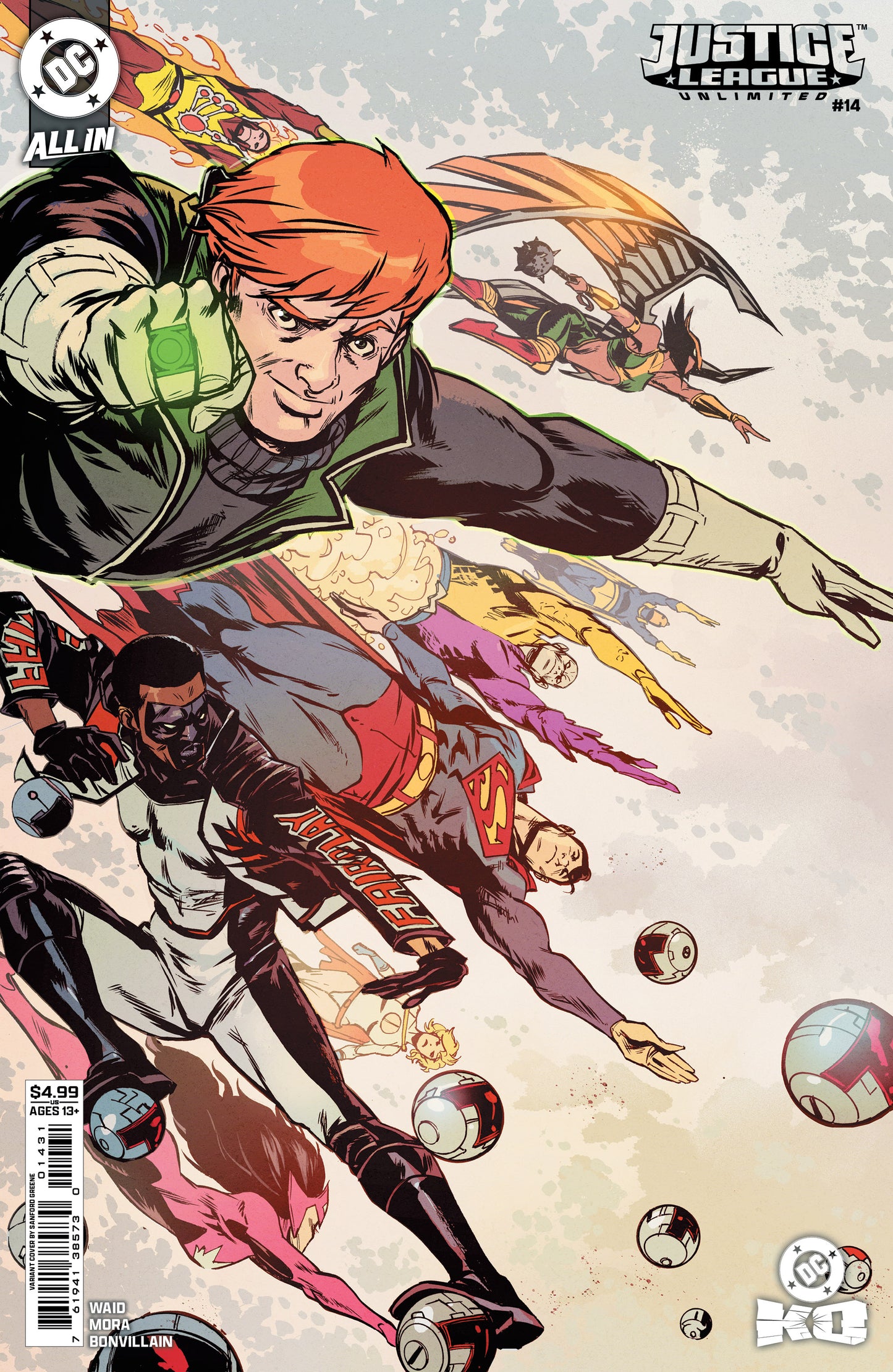 Justice League Unlimited #14 B Sanford Greene Variant (Dc K.O.) (12/24/2025) Dc