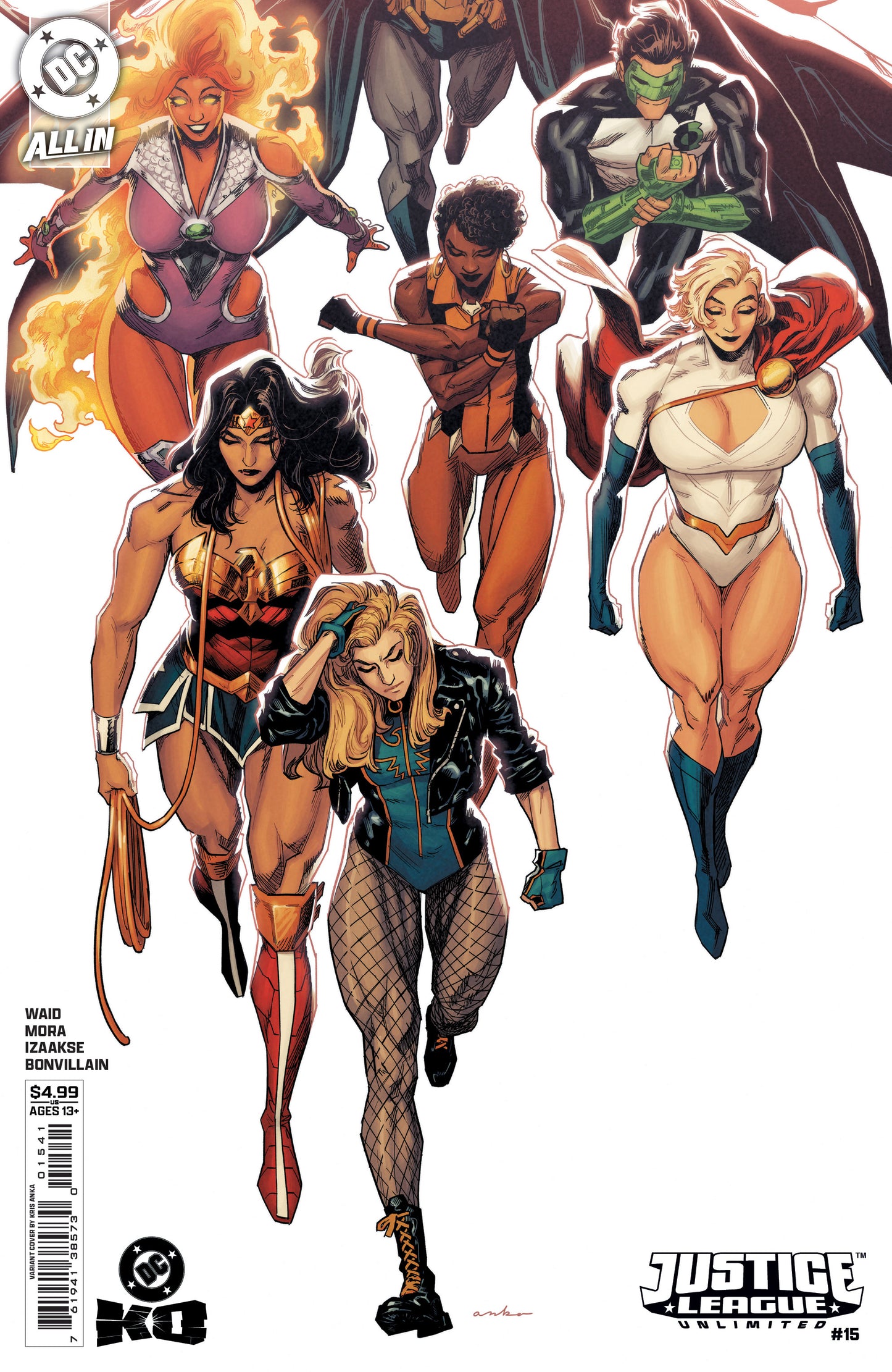 Justice League Unlimited #15 D Kris Anka Variant (Dc K.O.) (01/28/2026) Dc