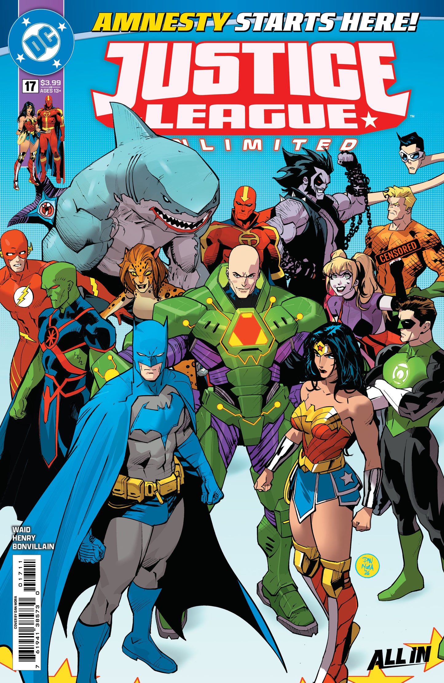 Justice League Unlimited #17 A Dan Mora (03/25/2026) Dc - Golden Apple Comics
