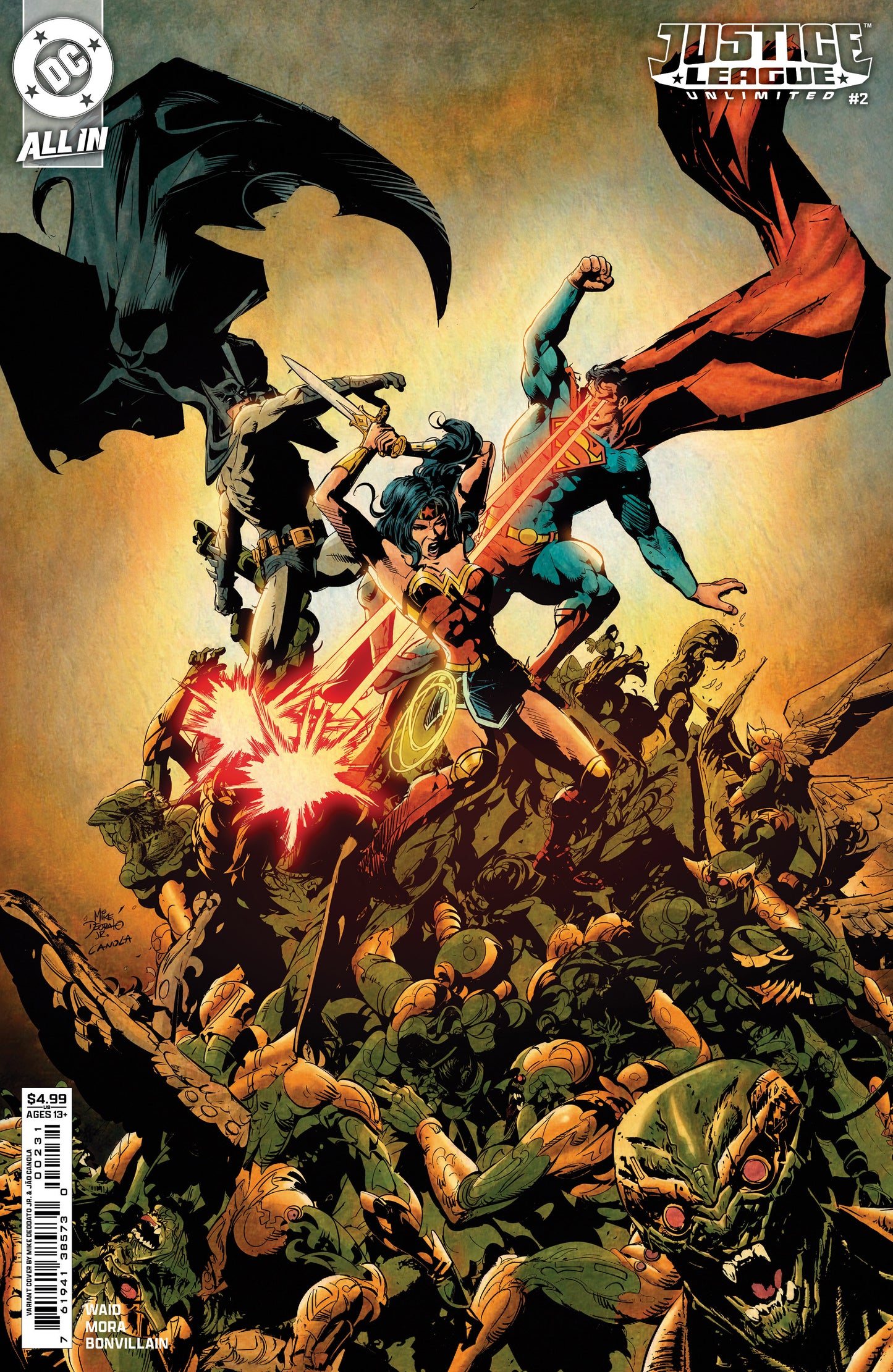 Justice League Unlimited #2 C Mike Deodato Jr Variant (12/25/2024) Dc - Golden Apple Comics