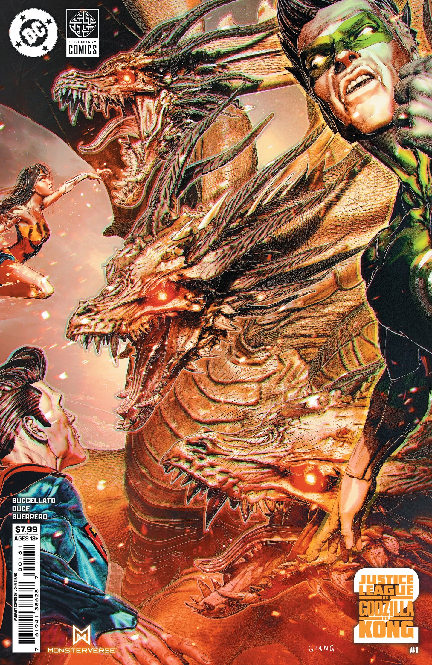 Justice League Vs Godzilla Vs Kong 2 #1 (Of 7) E John Giang Foil Variant (06/04/2025) Dc