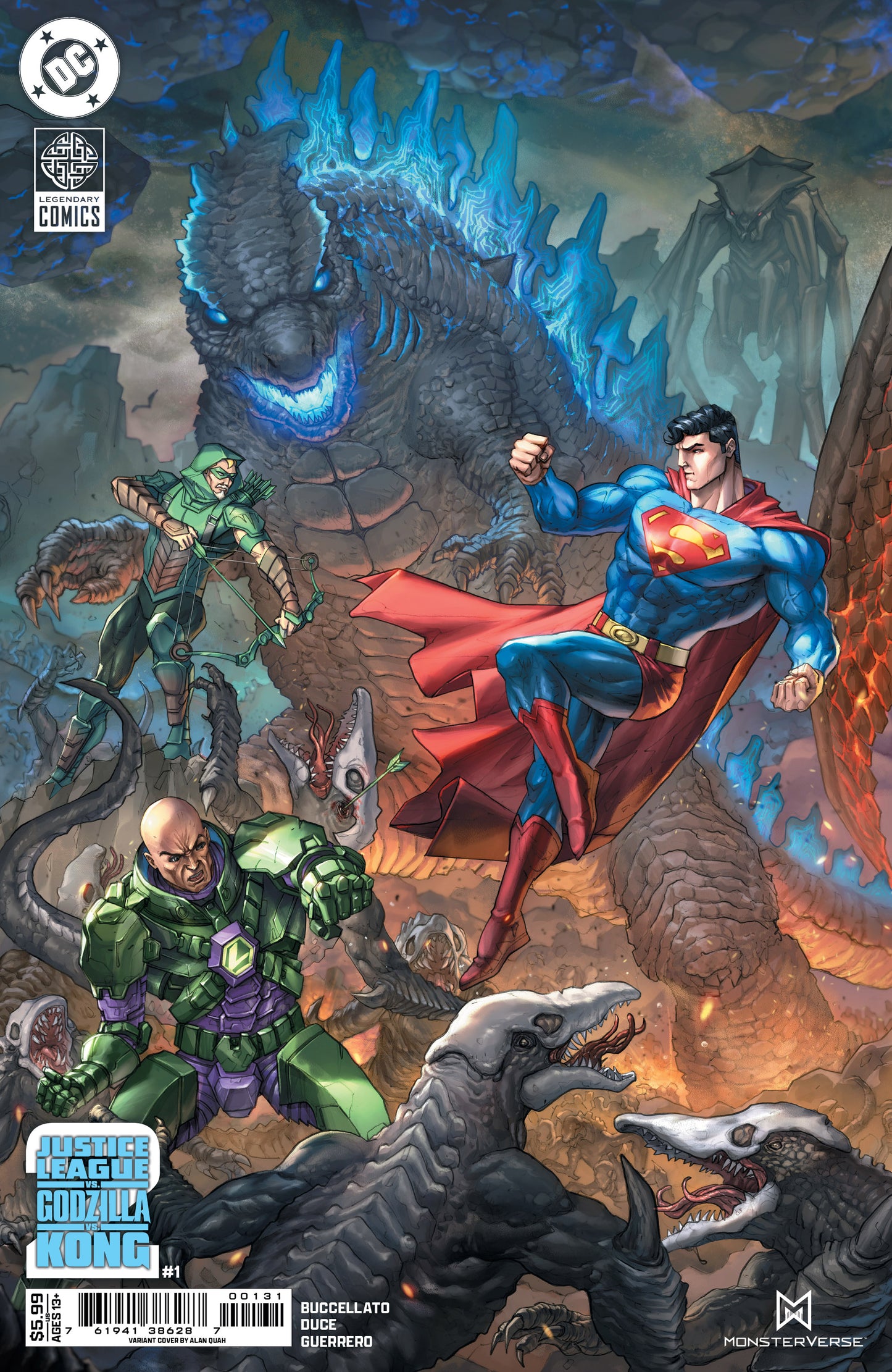 Justice League Vs Godzilla Vs Kong 2 #1 (Of 7) C Alan Quah Variant (06/04/2025) Dc