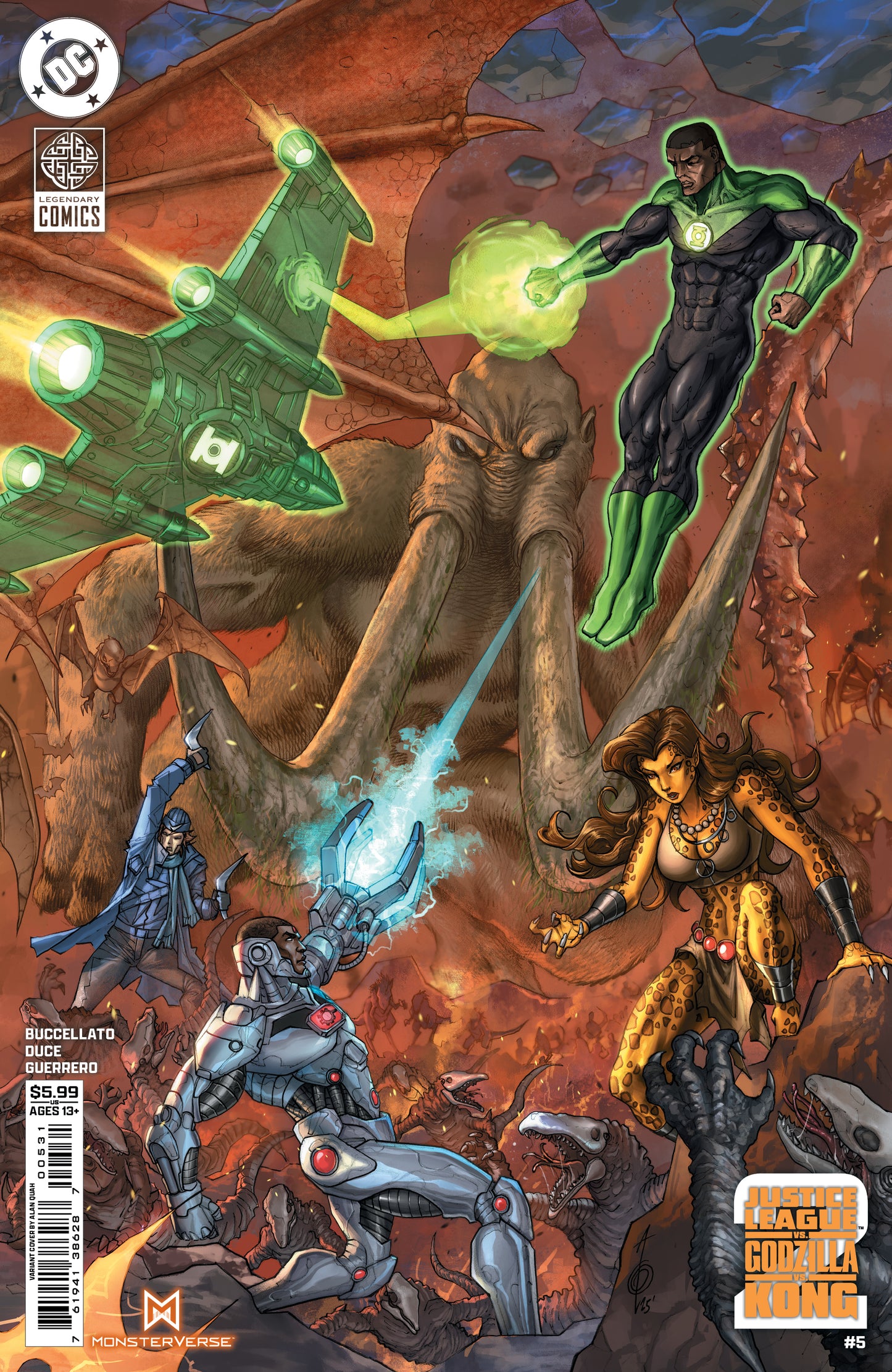 Justice League Vs Godzilla Vs Kong 2 #5 (Of 7) B Alan Quah Variant (11/26/2025) Dc