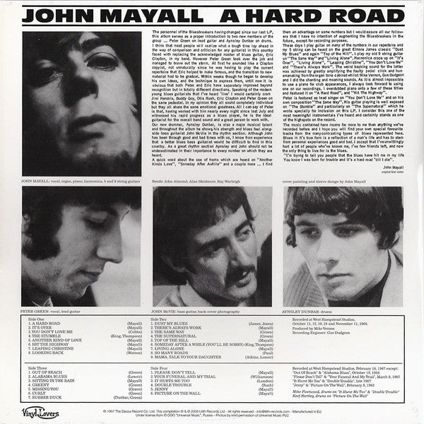 A Hard Road (Bonus Tracks) (2 Lp's) (Vinyl)
