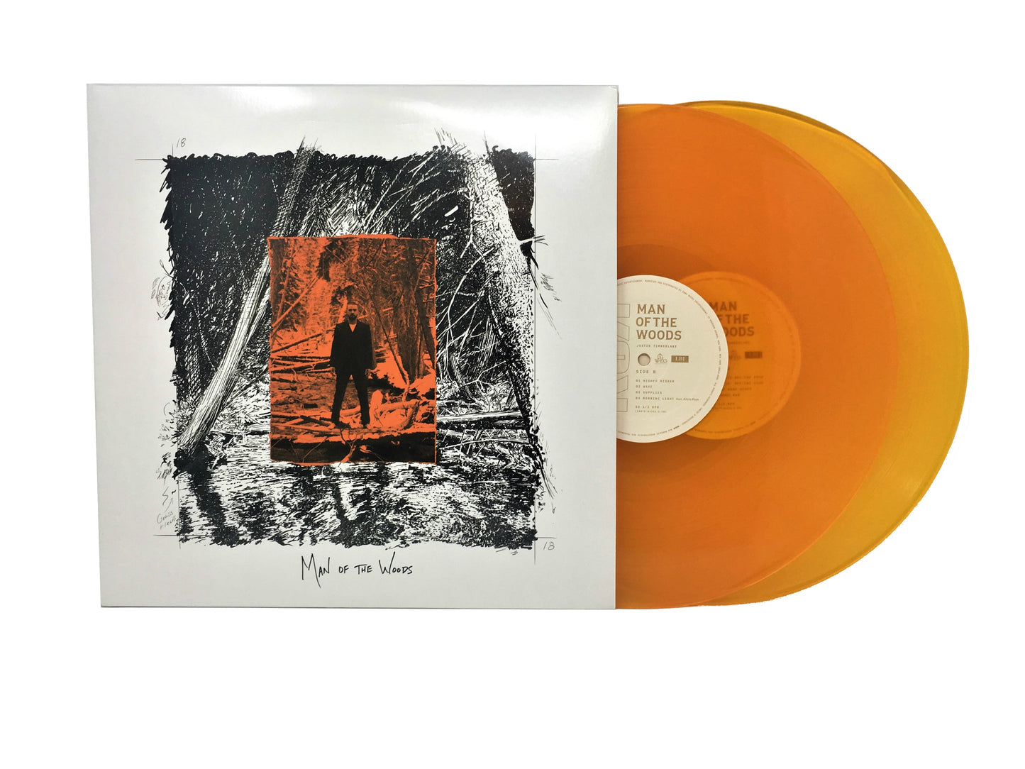 Justin Timberlake - Man of The Woods (Limited Edition Orange Colored Vinyl)