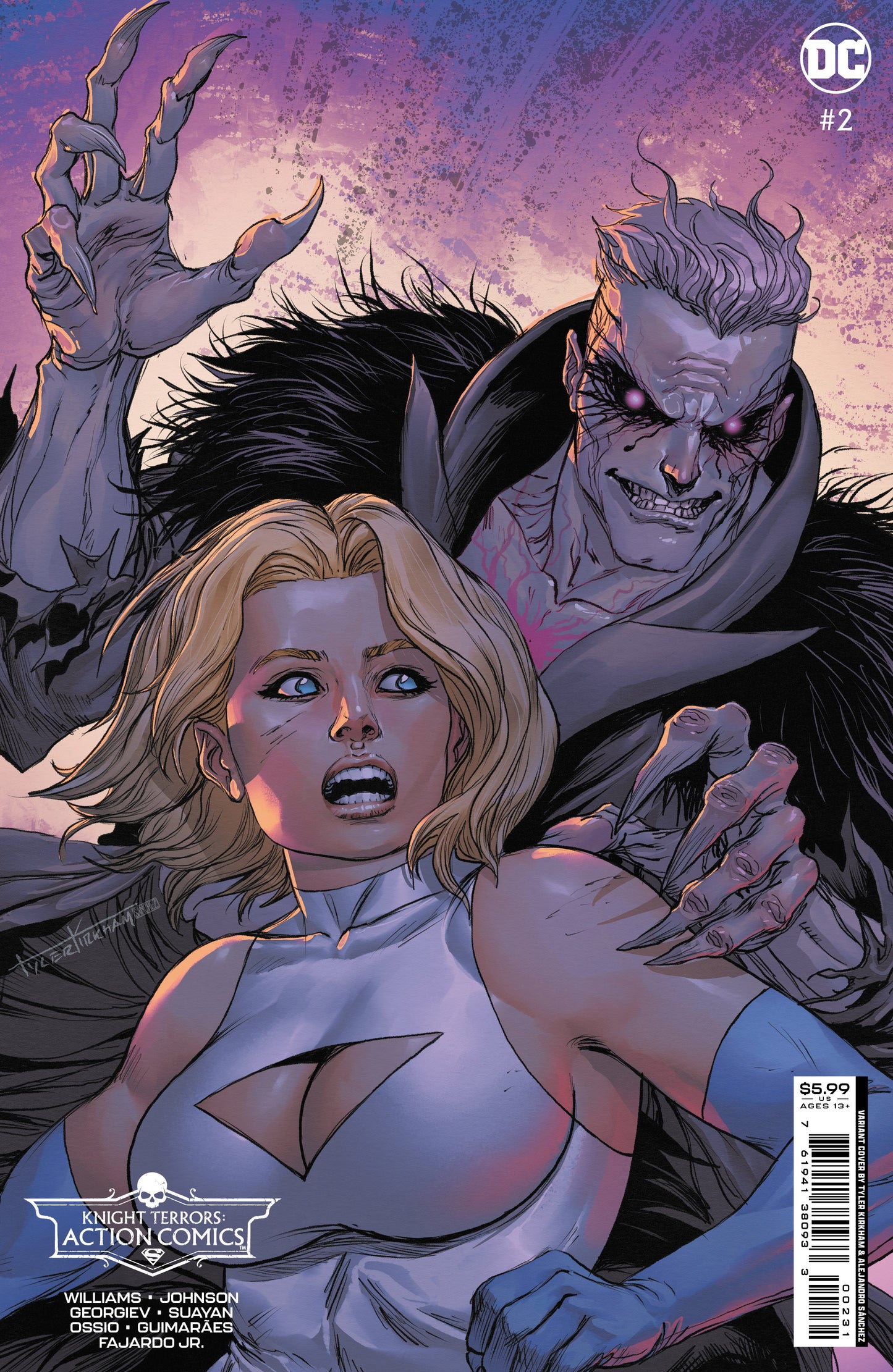 Knight Terrors Action Comics #2 (Of 2) C Tyler Kirkham Power Girl GGA Variant (08/22/2023) Dc